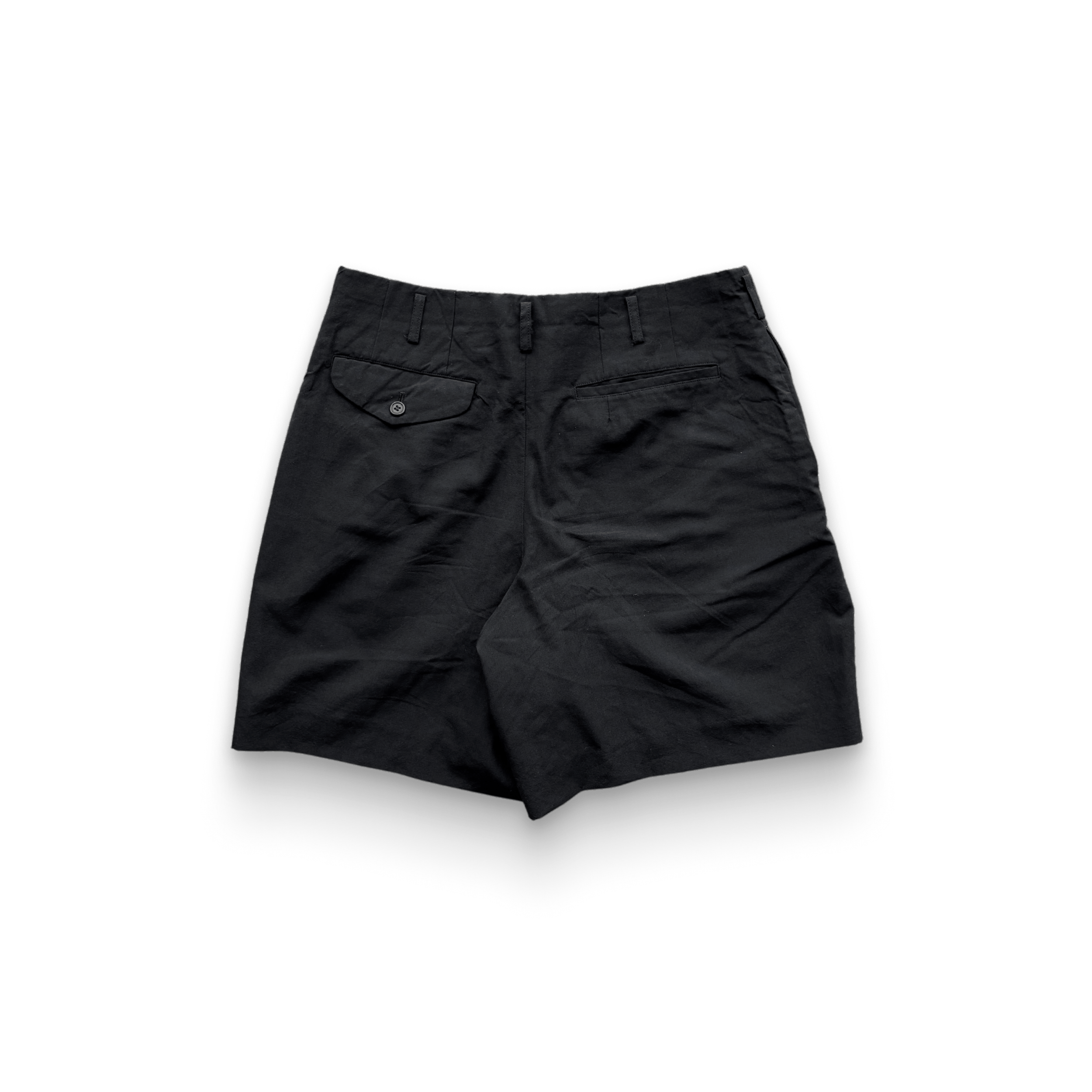 Comme des Garcons Homme Plus Comme des Garçons Homme Plus Black Wool Shorts Size US 30 / EU 46 - 3 Thumbnail