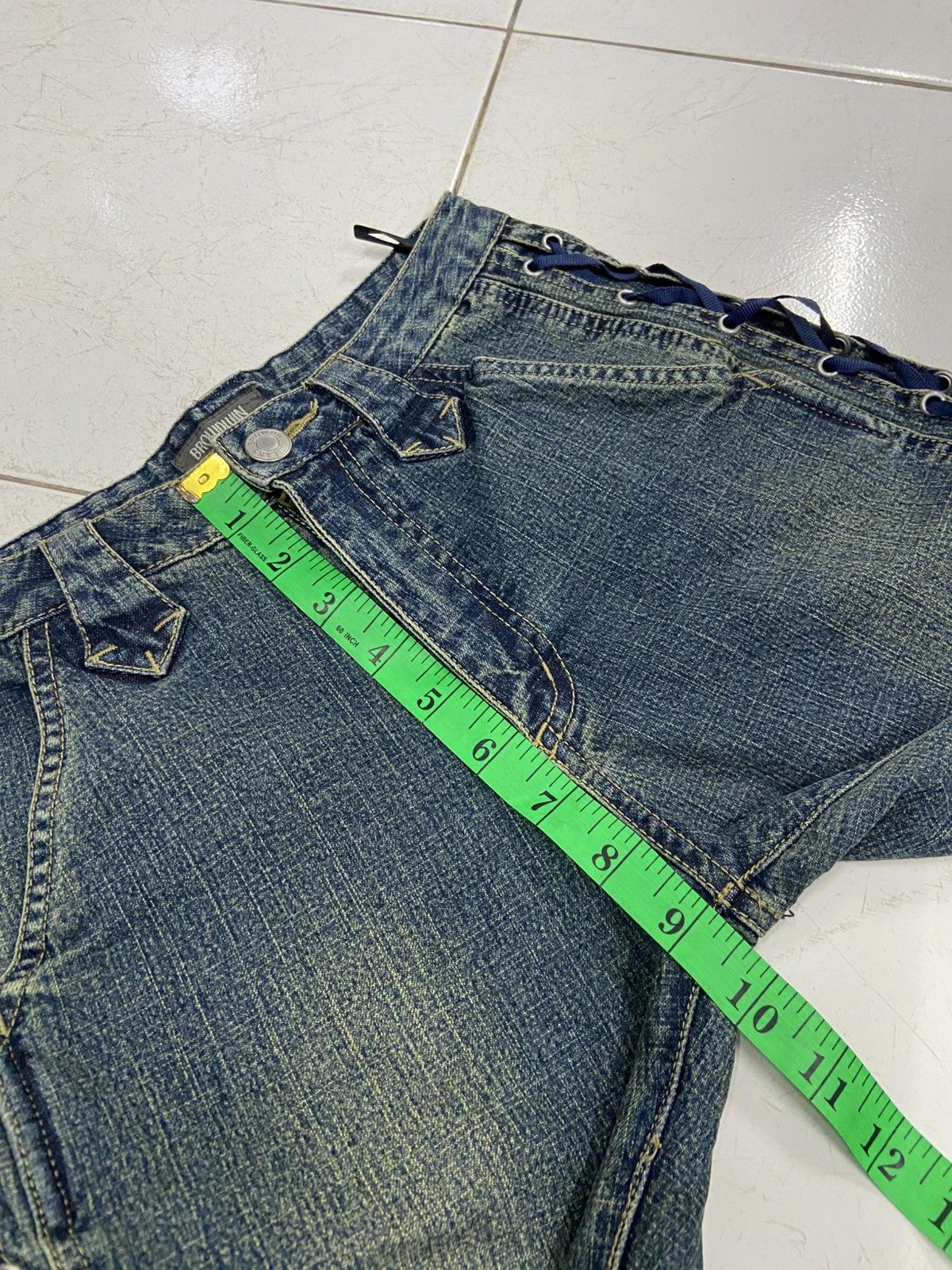 Japanese Brand BROW DWIN FLARE DENIM JEANS Size 24" / US 00 / IT 34 - 14 Thumbnail
