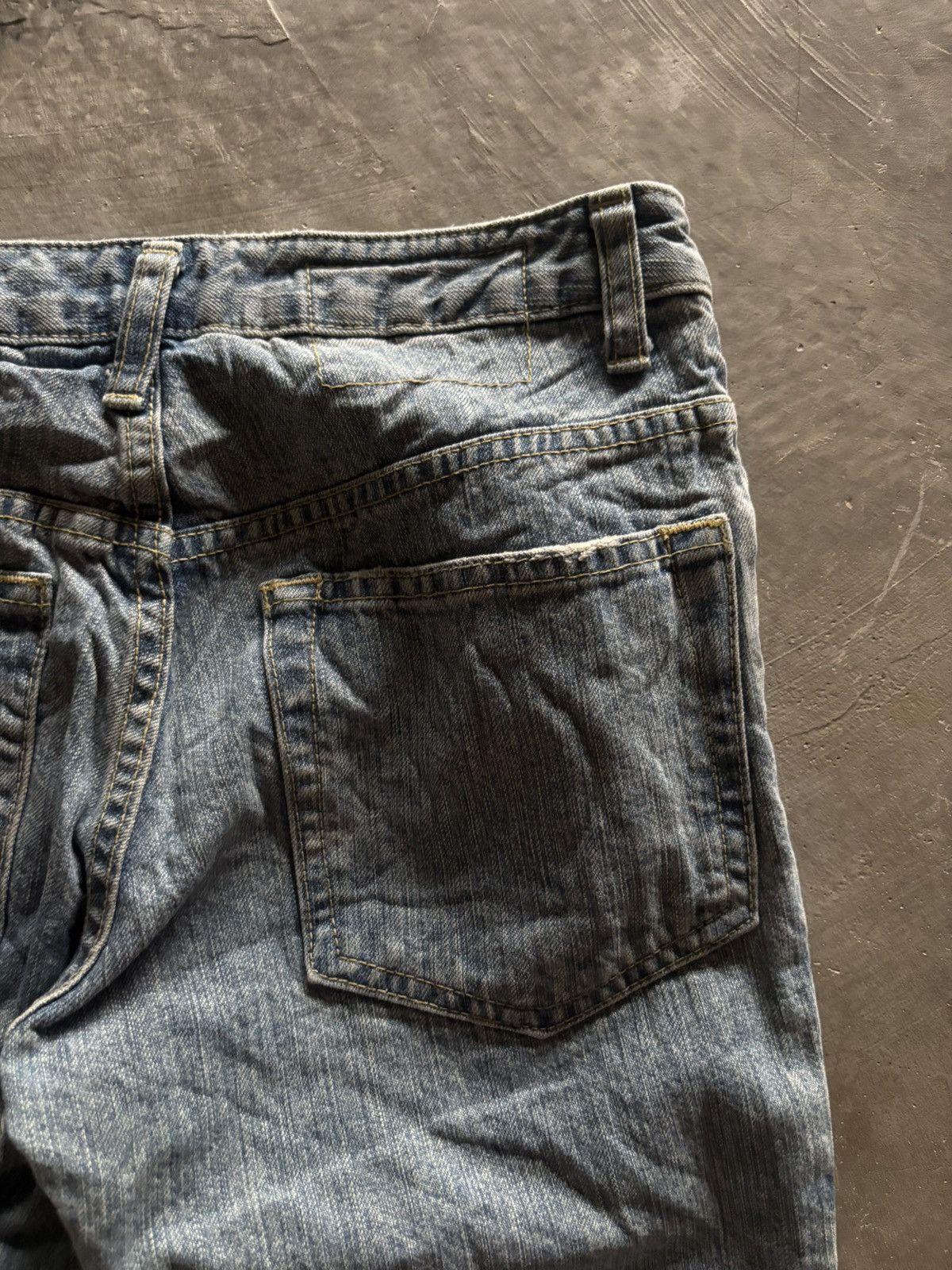 Japanese Brand HAN AHN SOON skinny slim flare distressed japanese punk vkei Size US 26 / EU 42 - 16 Thumbnail