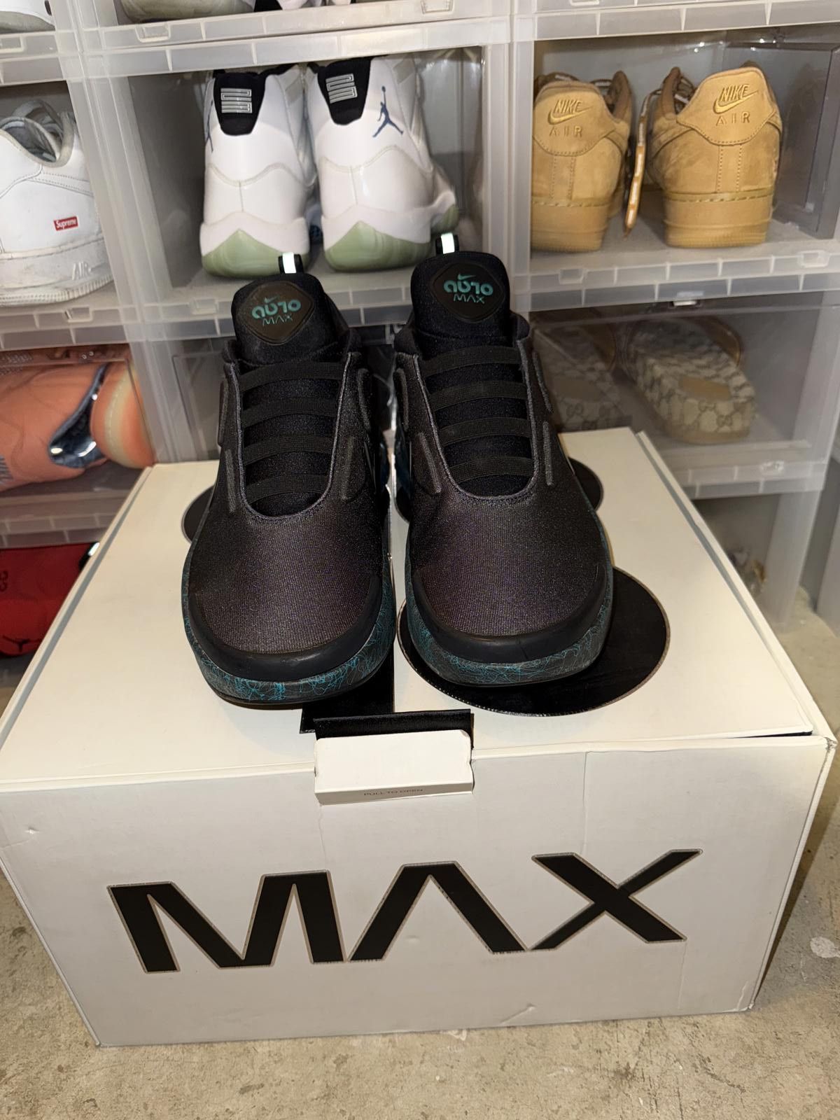 Nike Nike Men’s Adapt Auto Max Black Green Size US 12 / EU 45 - 7 Thumbnail