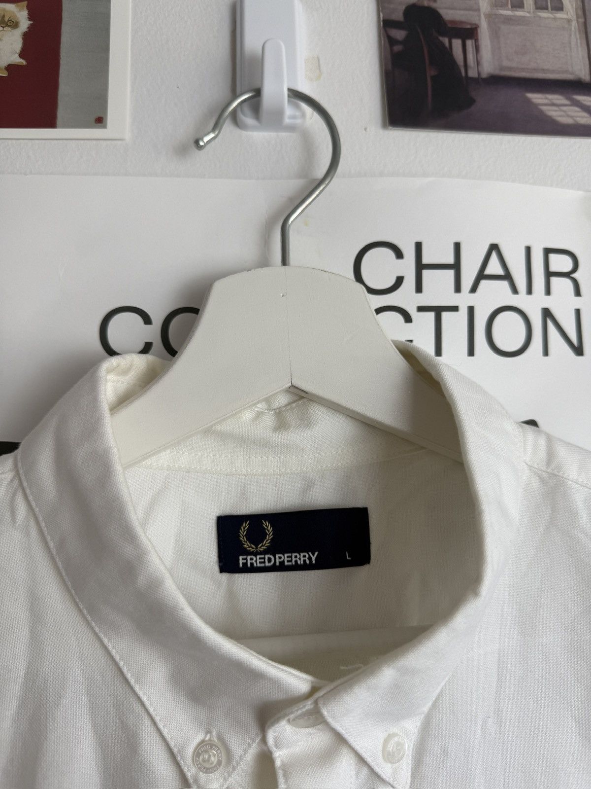 Fred Perry Fred Perry basic white short sleeve shirt L old money luxury Size US L / EU 52-54 / 3 - 3 Thumbnail