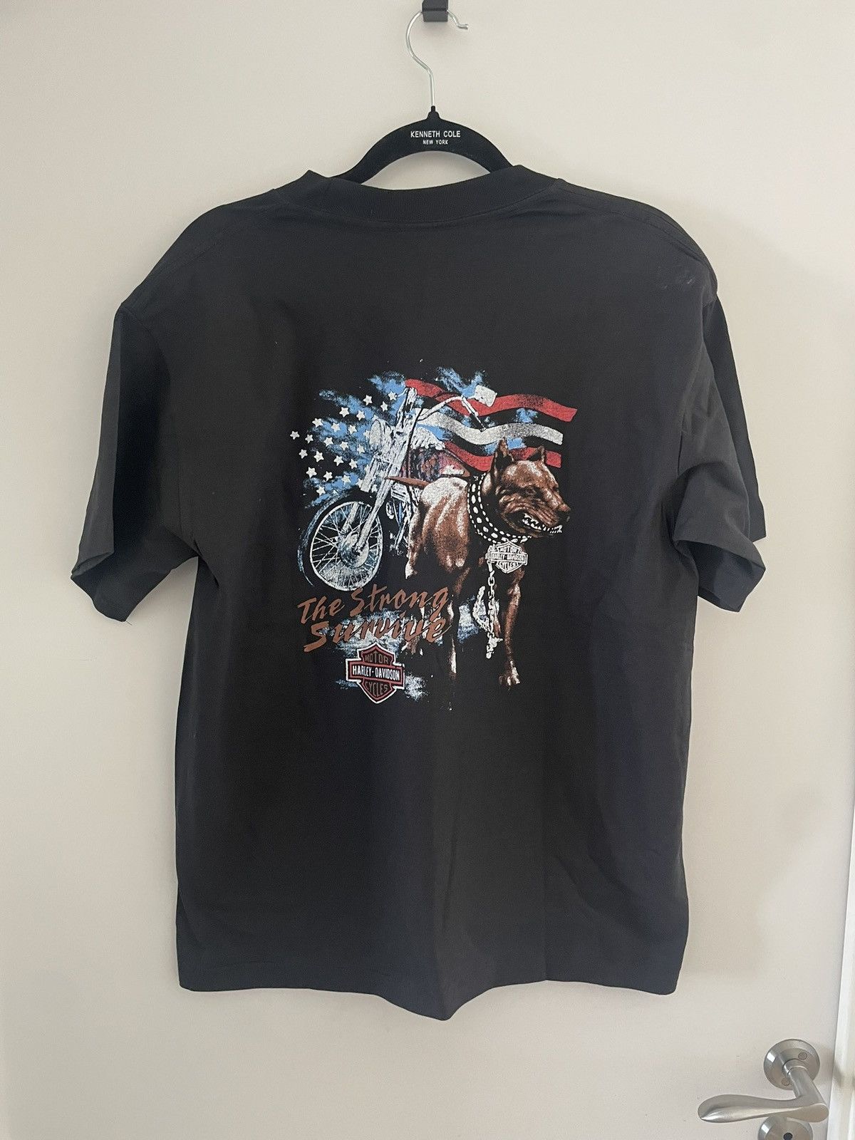 Harley Davidson 1990's 3D Emblem Harley Davidson deadstock single stitch tee Size US L / EU 52-54 / 3 - 3 Thumbnail