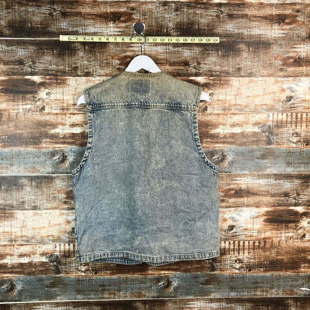 Japanese Brand Manx Blue Denim vintage Jacket Vest #A2511 Size US XL / EU 56 / 4 - 14 Thumbnail