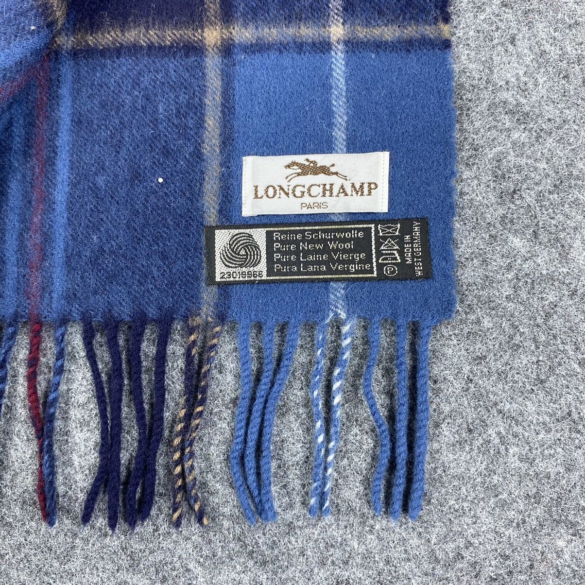 Longchamp × Vintage Longchamp Scarf # Muffler # Neckwear # D121 Size ONE SIZE - 4 Thumbnail