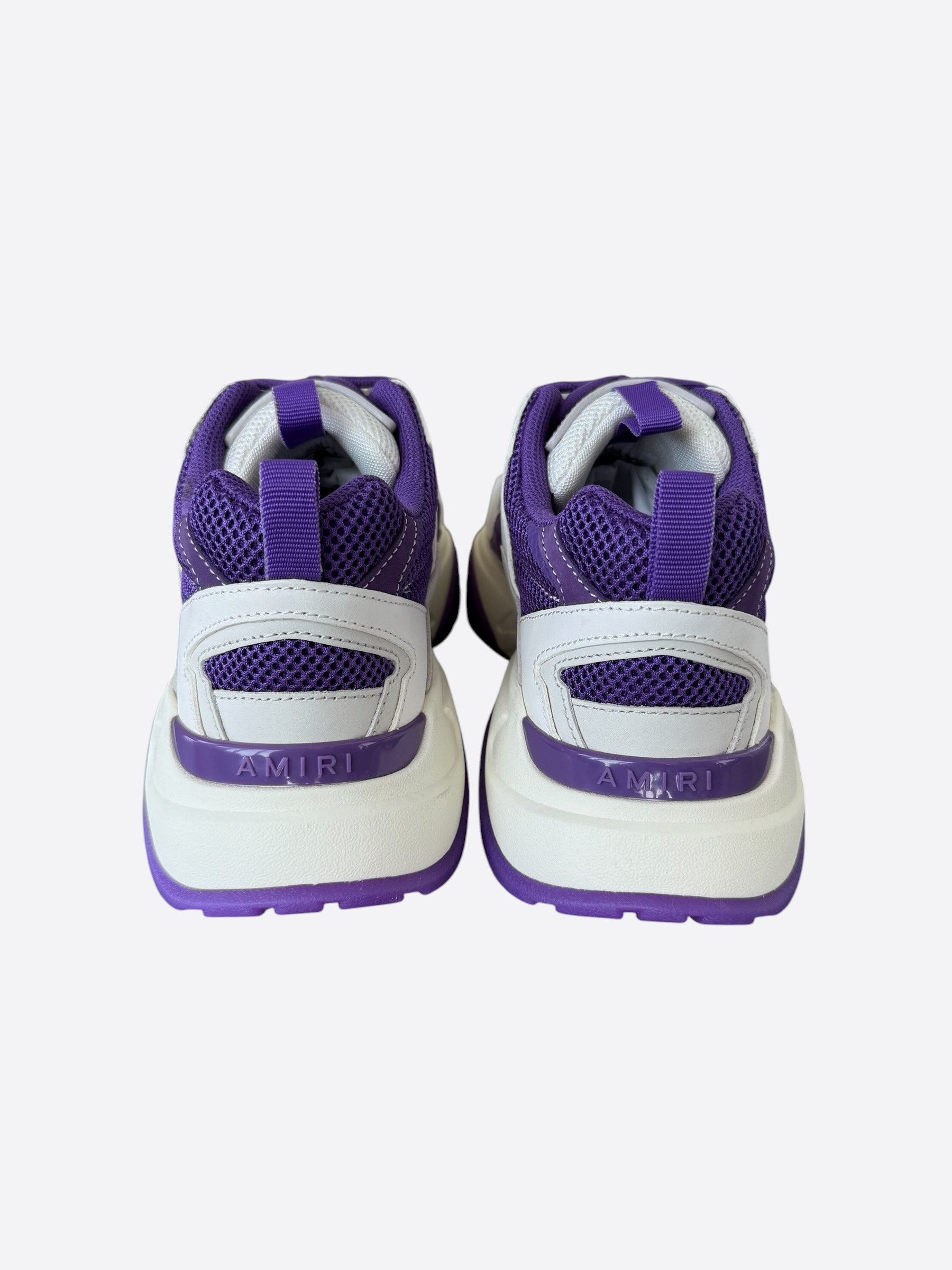 Amiri Amiri White & Purple Bones Runners Size US 10 / EU 43 - 4 Thumbnail