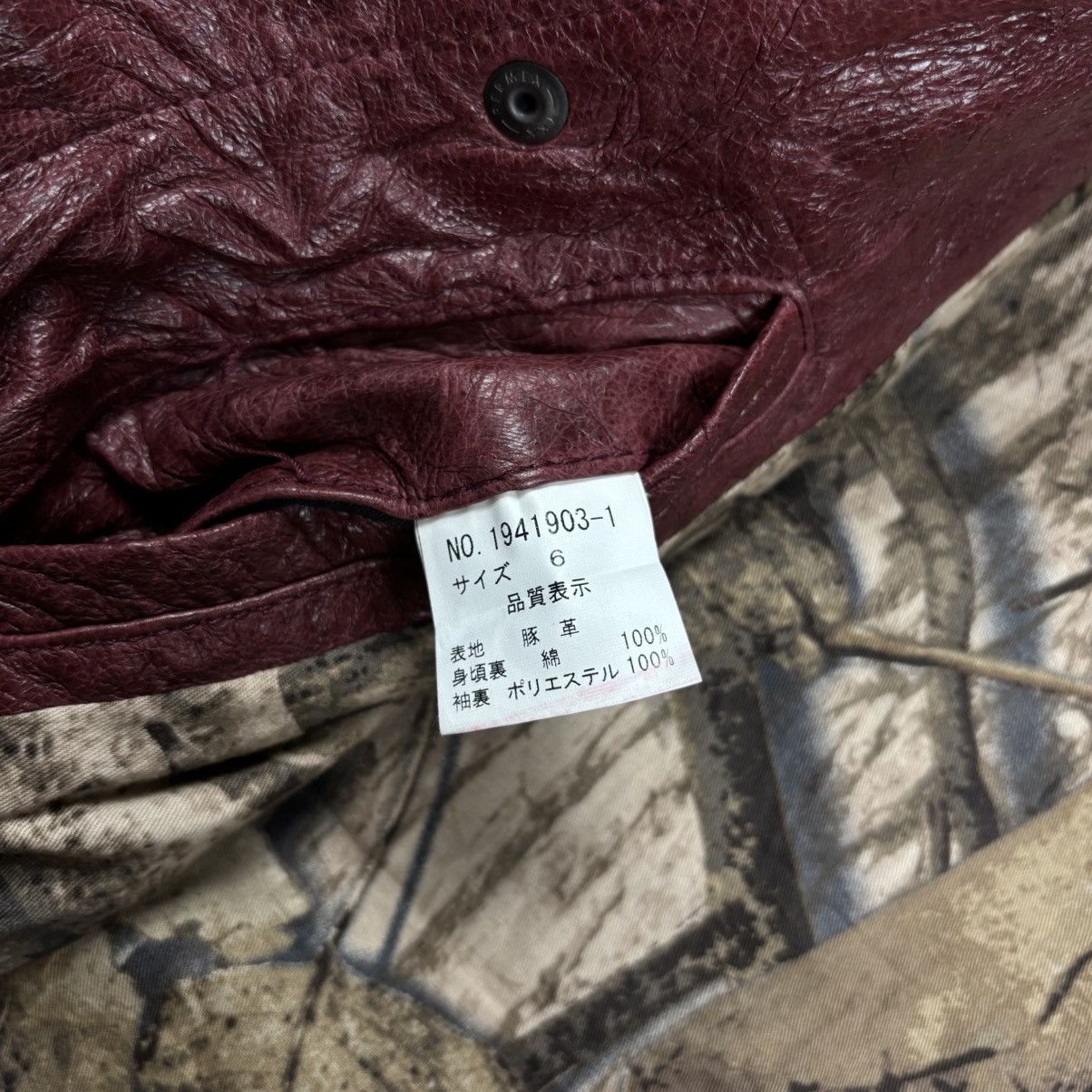 Ekam 2000s Tete Homme - Red Blood Rider Leather Jacket Size US M / EU 48-50 / 2 - 13 Thumbnail