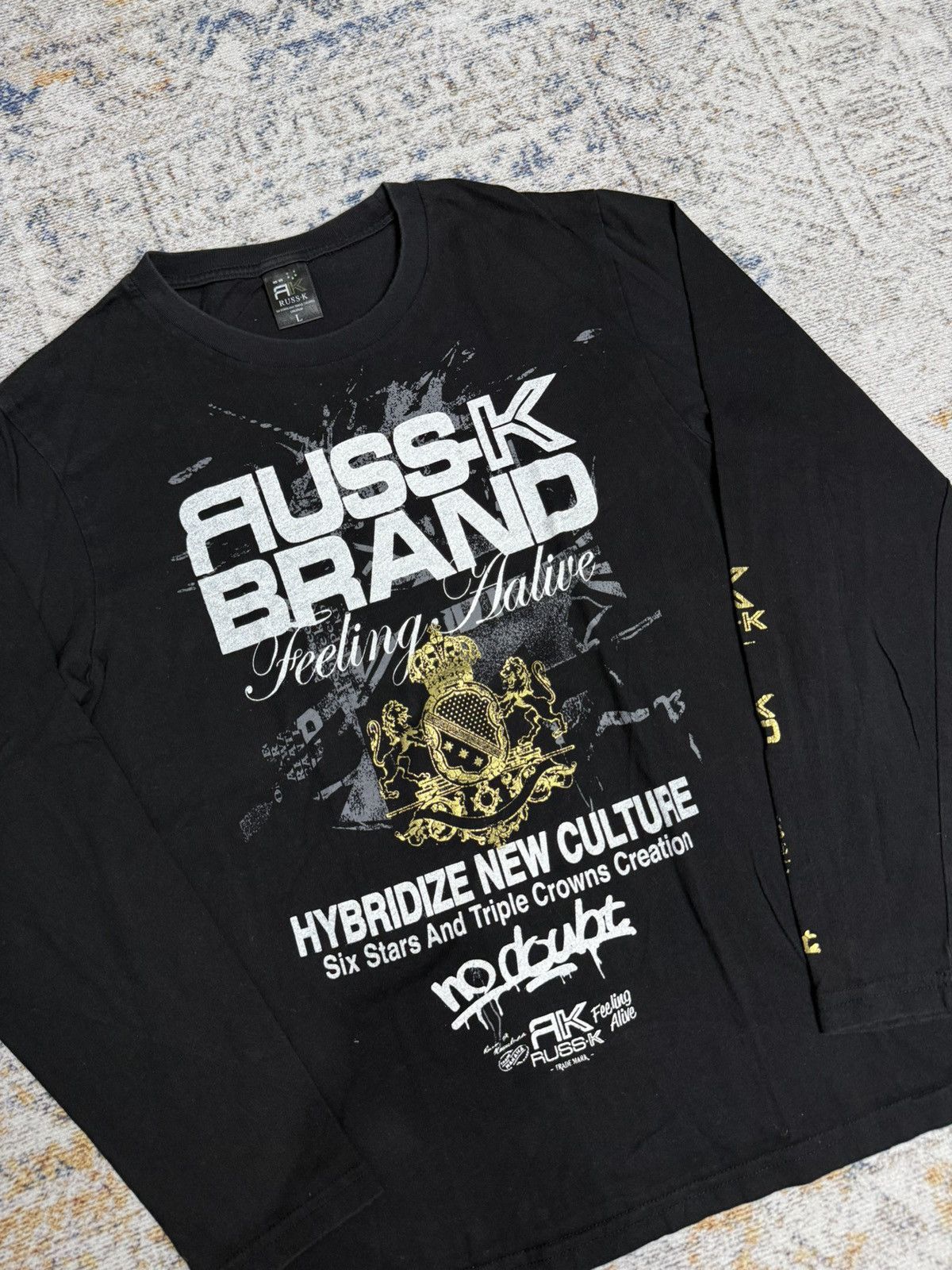 Japanese Brand Russ-k ifsix style long sleeve Size US M / EU 48-50 / 2 - 2 Thumbnail