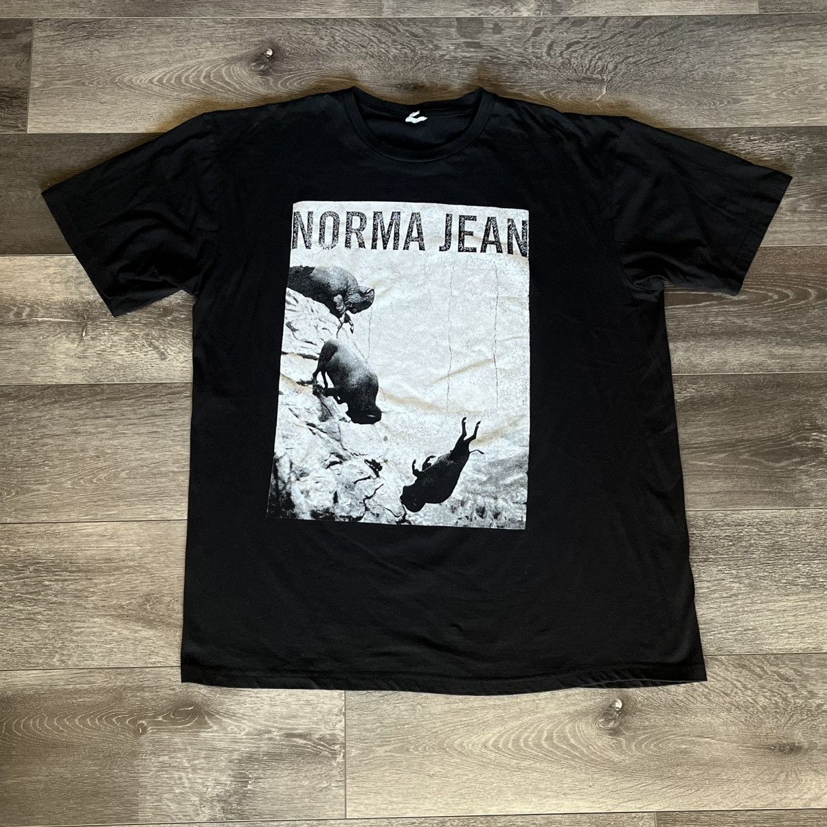 Band Tees Vintage 2000s Norma Jean Buffalo Metalcore Graphic Logo Tee Size US XL / EU 56 / 4 - 1 Thumbnail