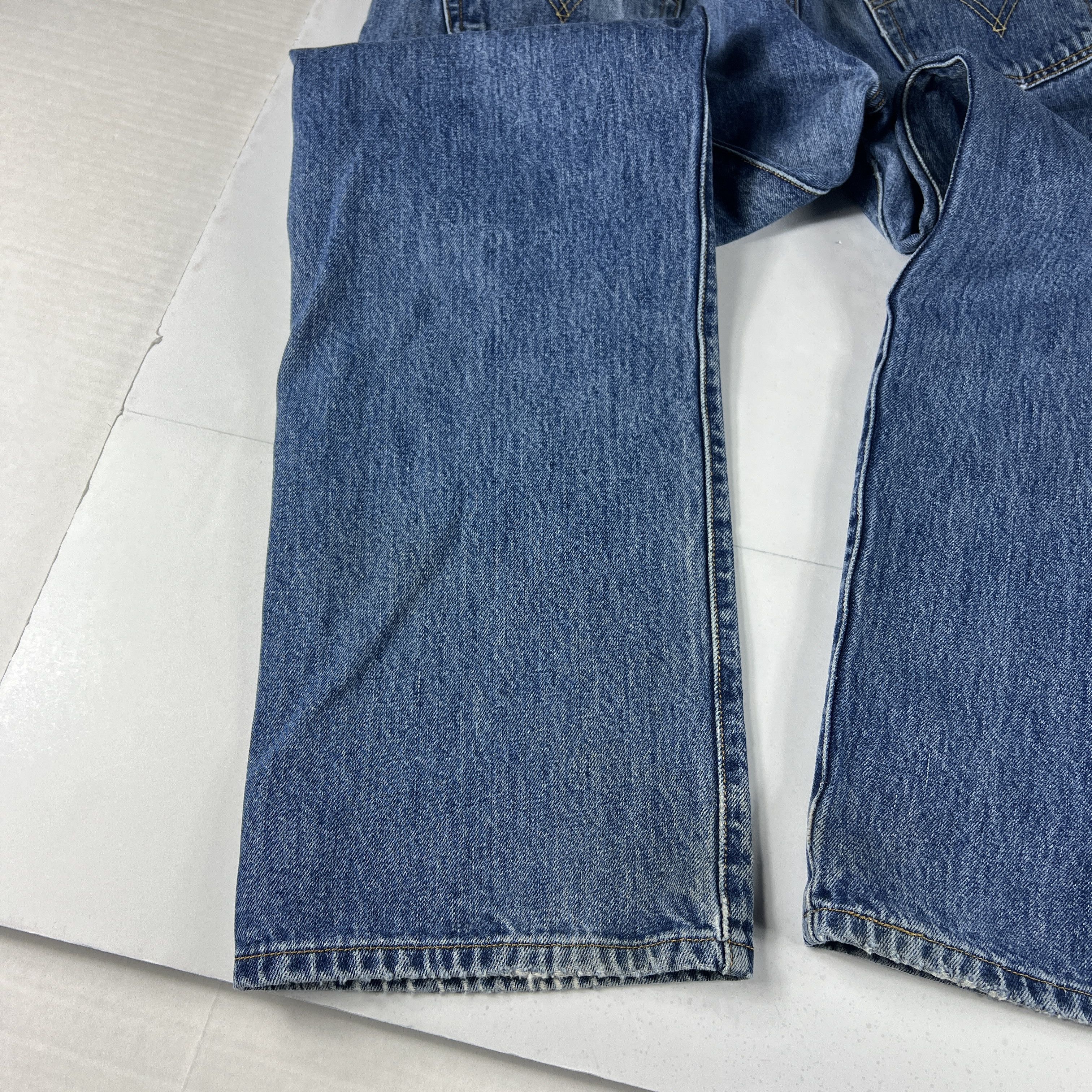 Levi's × Vintage Y2K Levi's Jeans 501 XX Straight Blue Faded Cotton Denim Size US 36 / EU 52 - 19 Thumbnail