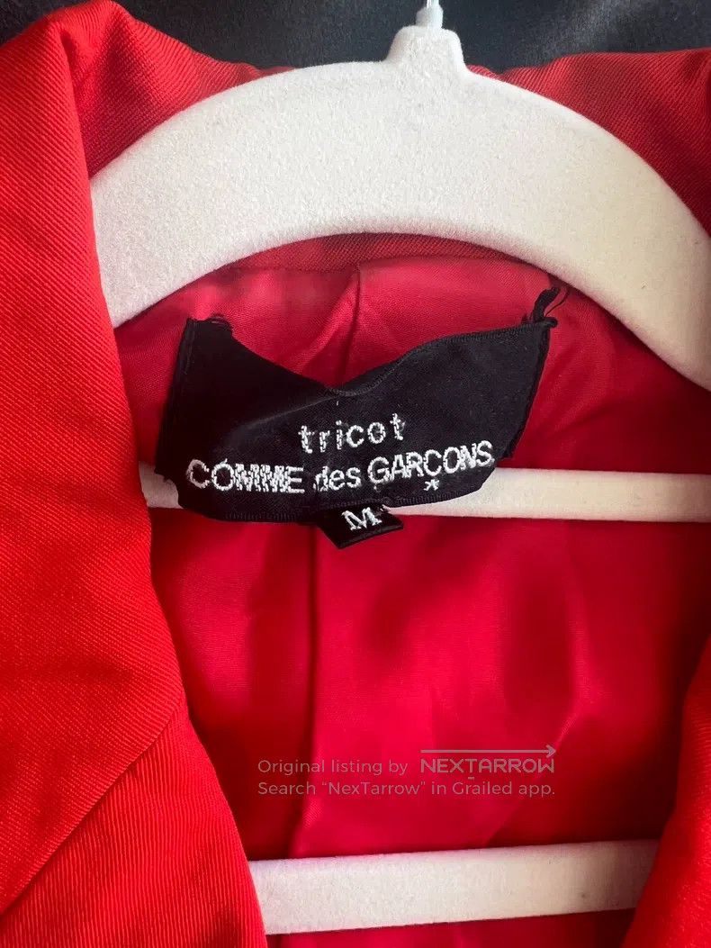 Comme des Garcons Comme Des Garcons Orange Red Blazer Cardigan Size M / US 6-8 / IT 42-44 - 4 Thumbnail
