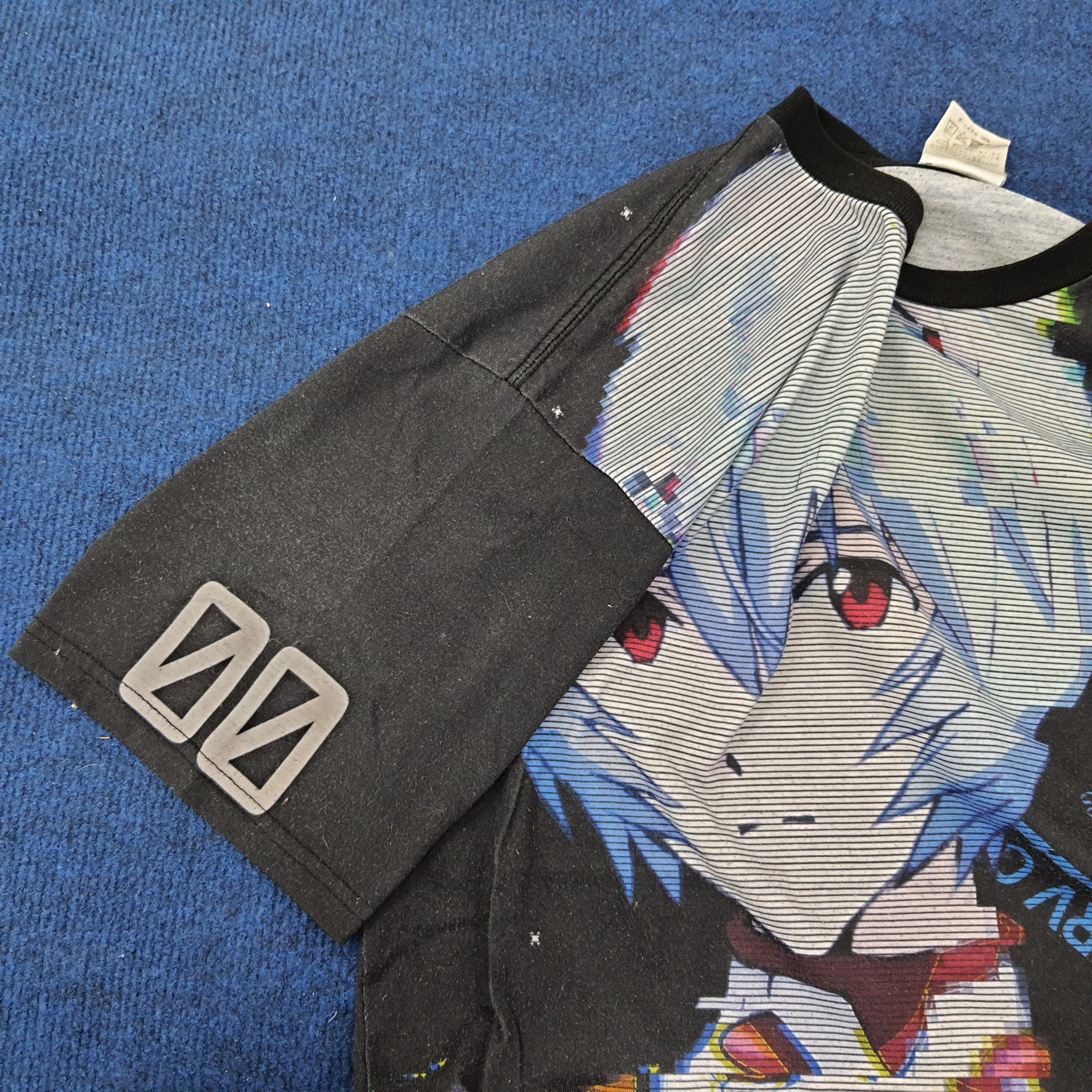 Vintage Vintage Evangelion Rei Ayanami Full Graphic Tshirt C249N22 Size US L / EU 52-54 / 3 - 5 Thumbnail