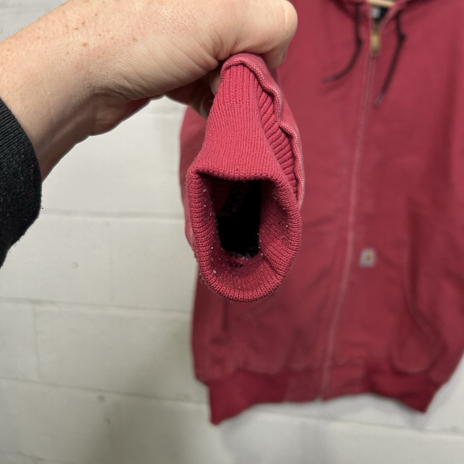 Carhartt Y2K Carhartt Quilted Hooded Jacket “Crabapple Pink” WJ130 Size M / US 6-8 / IT 42-44 - 9 Thumbnail