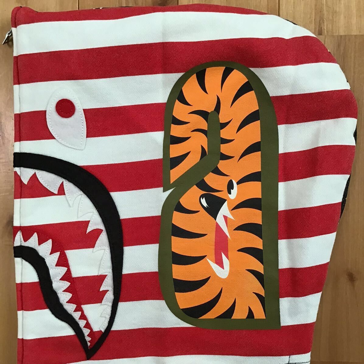 Bape BAPE Stars and Stripes Shark full zip Hoodie a bathing ape Size US M / EU 48-50 / 2 - 5 Thumbnail
