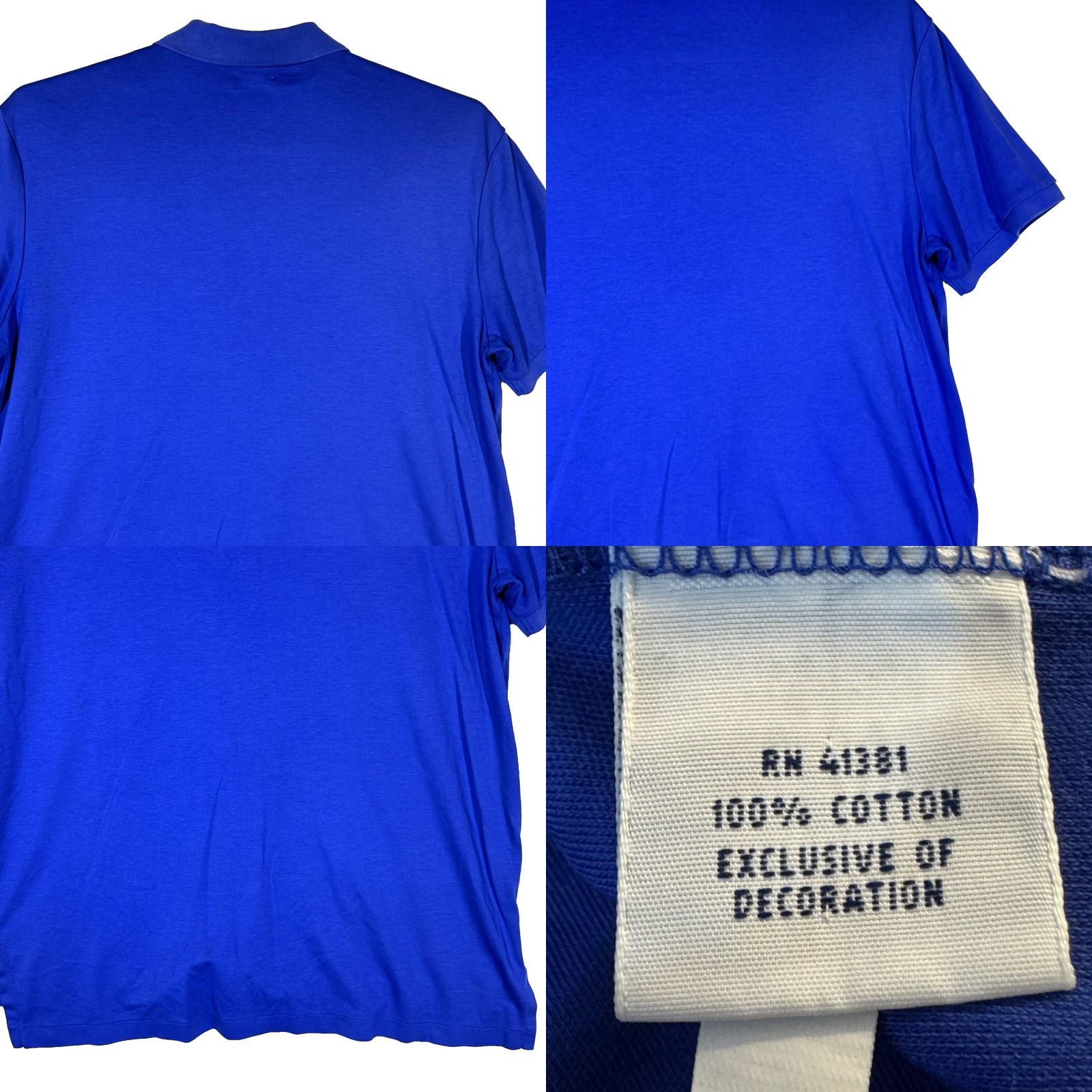 Polo Ralph Lauren Polo Ralph Lauren Shirt Men XL Blue 100 Percent Cotton Soft Touch Short Sleeve Size US XL / EU 56 / 4 - 9 Thumbnail