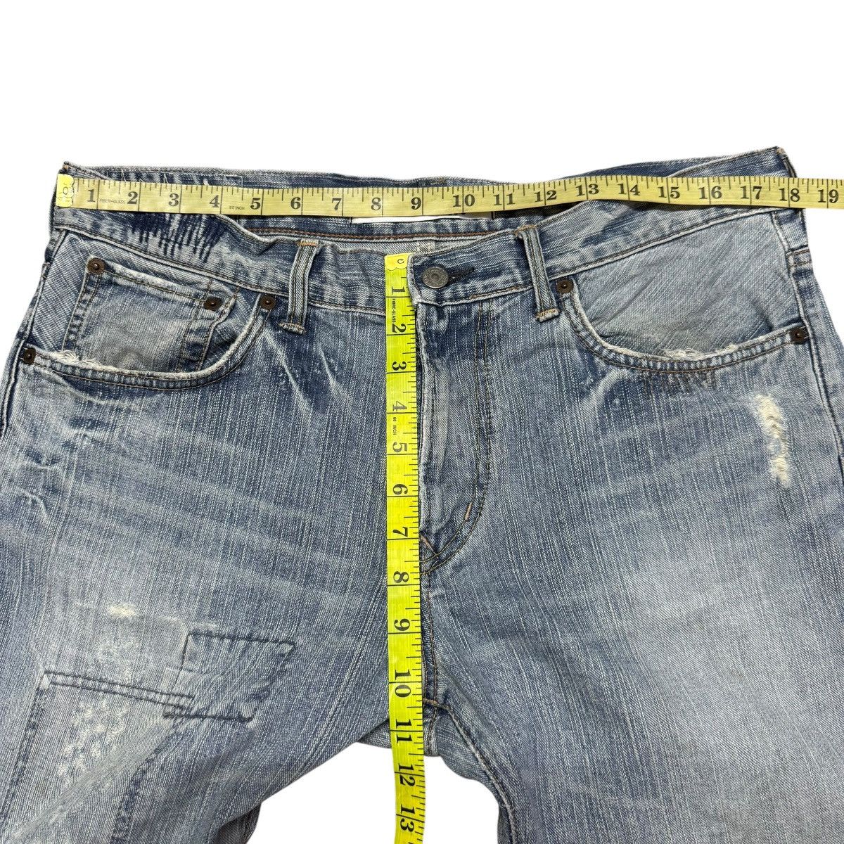 Edwin Exclusive Vintage Model Edwin 401XV Flare Jeans Patchwork Size US 36 / EU 52 - 17 Thumbnail