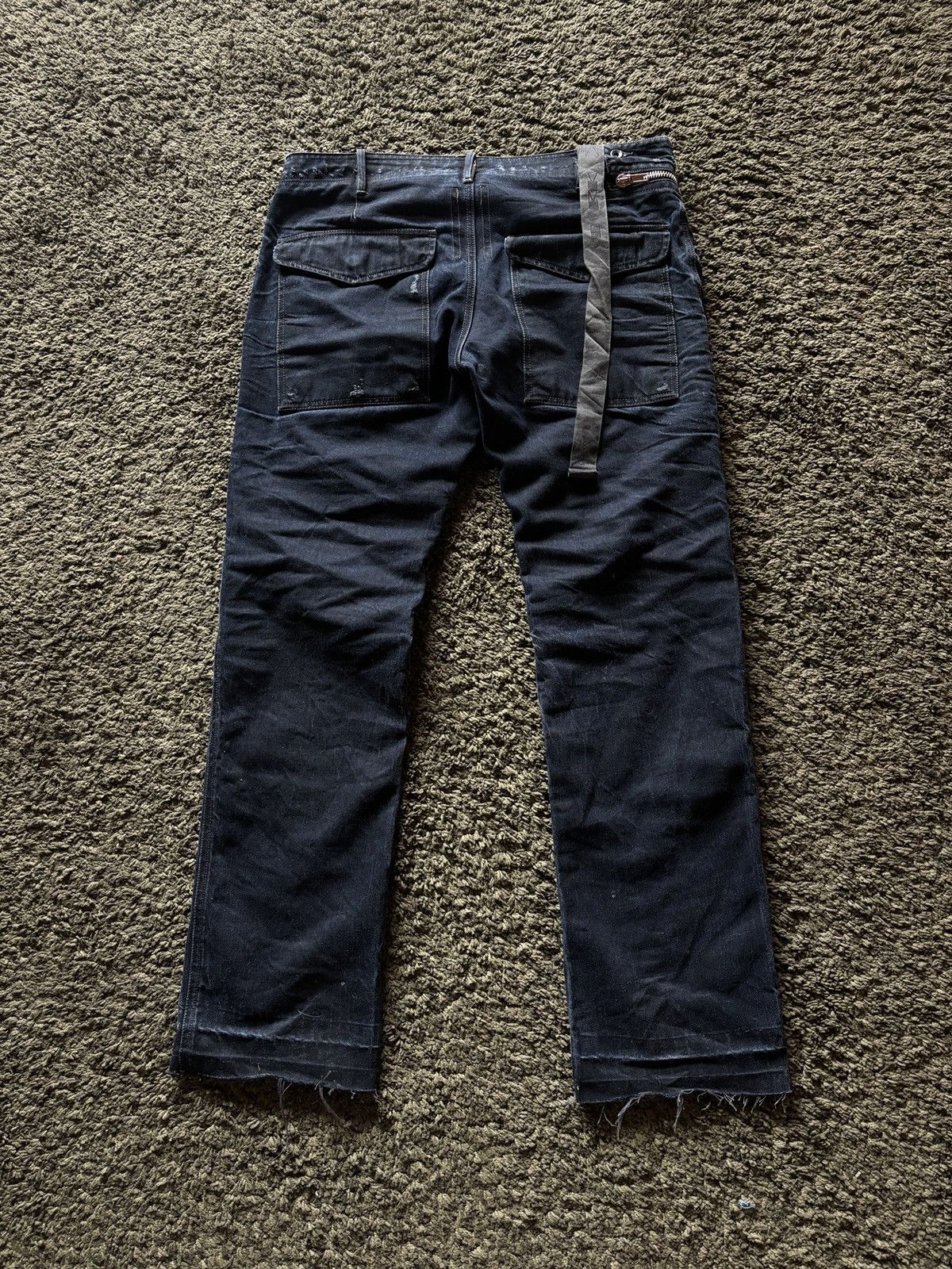 Rick Owens Drkshdw AW07 Rick Owens Drkshdw Air Cut Double Layers Size US 34 / EU 50 - 10 Thumbnail