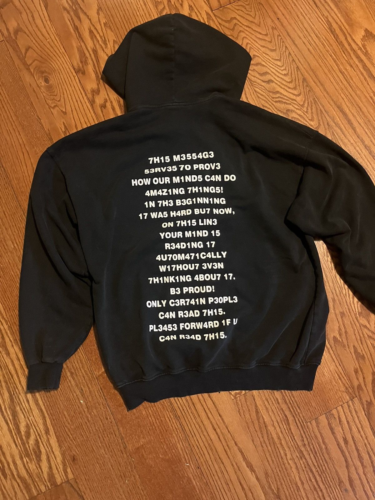 Vetements Vetements Brain Power (BR41N POW3R) hoodie Size US S / EU 44-46 / 1 - 2 Thumbnail