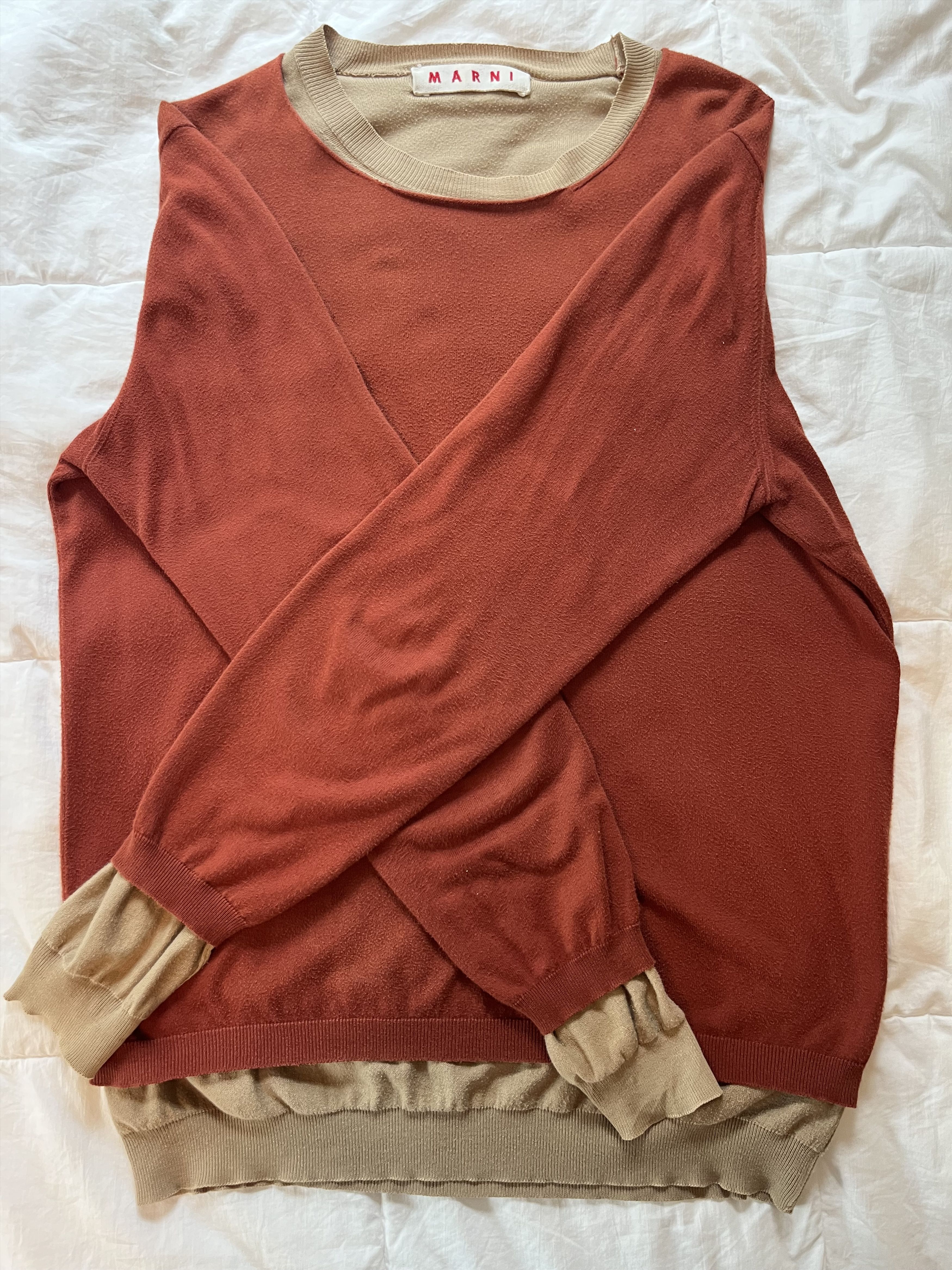 Marni Marni Vintage layered sweatshirt Size US M / EU 48-50 / 2 - 1 Thumbnail