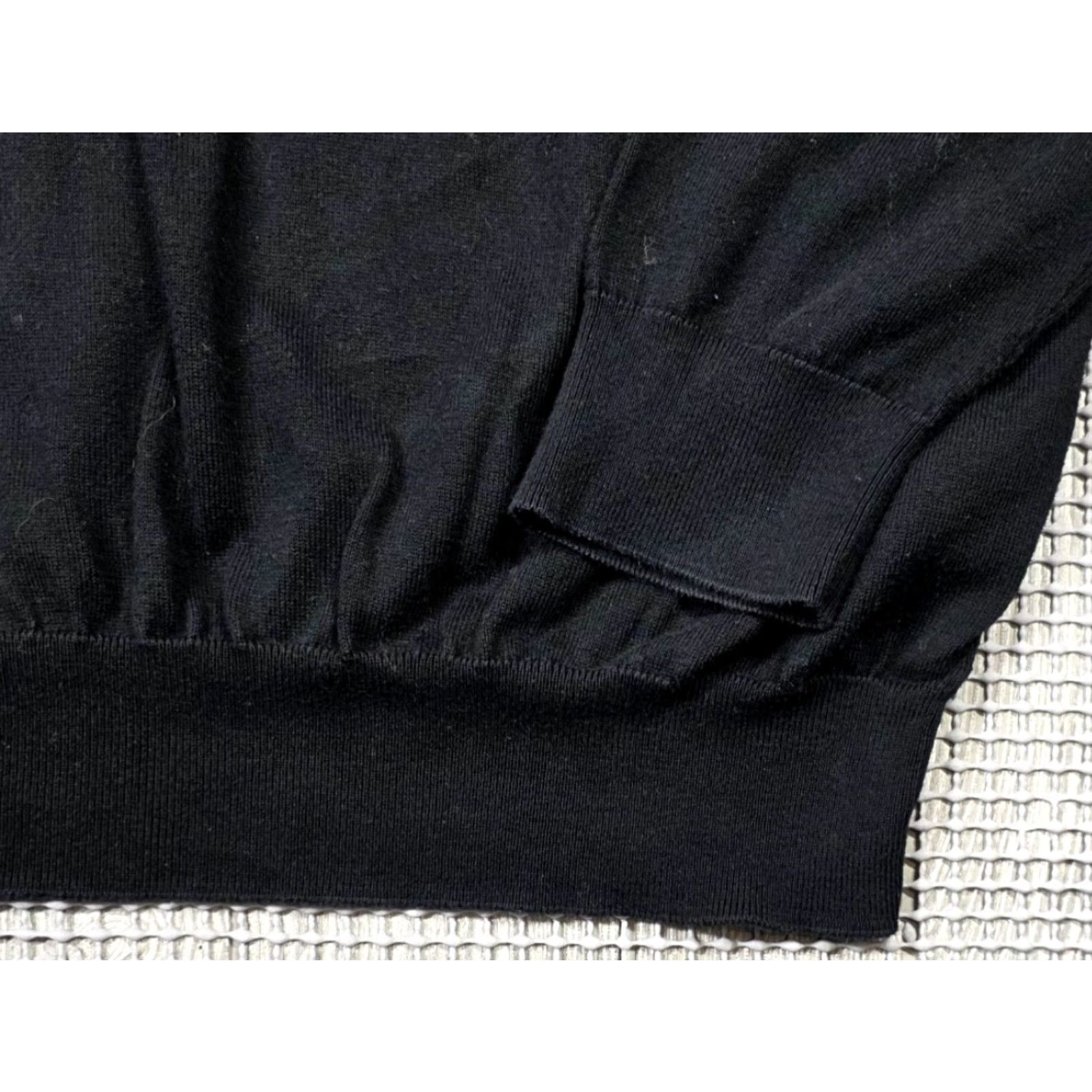 Polo Ralph Lauren Polo Ralph Lauren Sweater Mens 2XL Black V-Neck 100% Cotton Pima Logo Embroidered Classic Knit Pullover Shirt Size US XXL / EU 58 / 5 - 3 Thumbnail