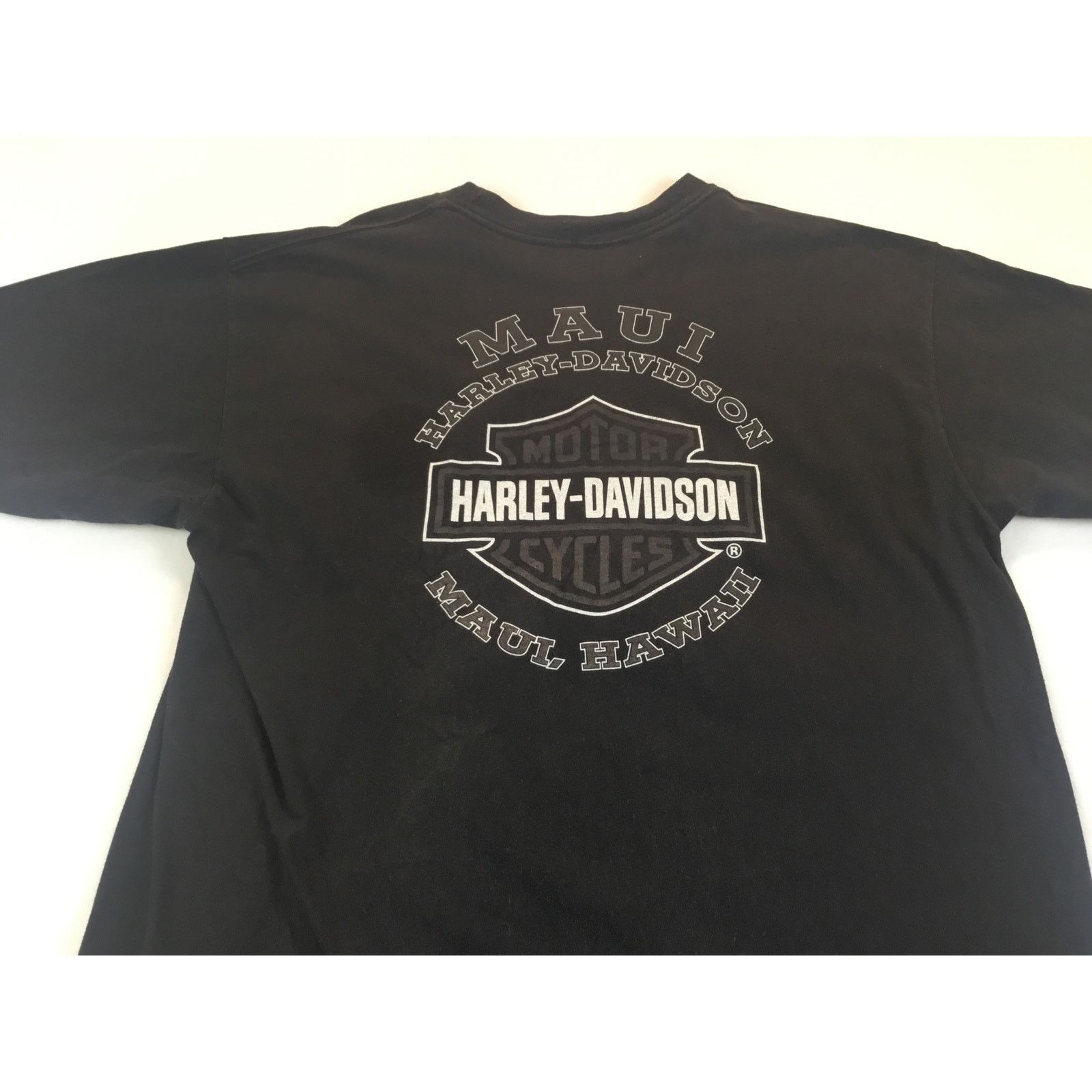 Harley Davidson Harley Davidson Maui Hawaii T-Shirt Black Brown Size X-Large Size US XL / EU 56 / 4 - 4 Thumbnail