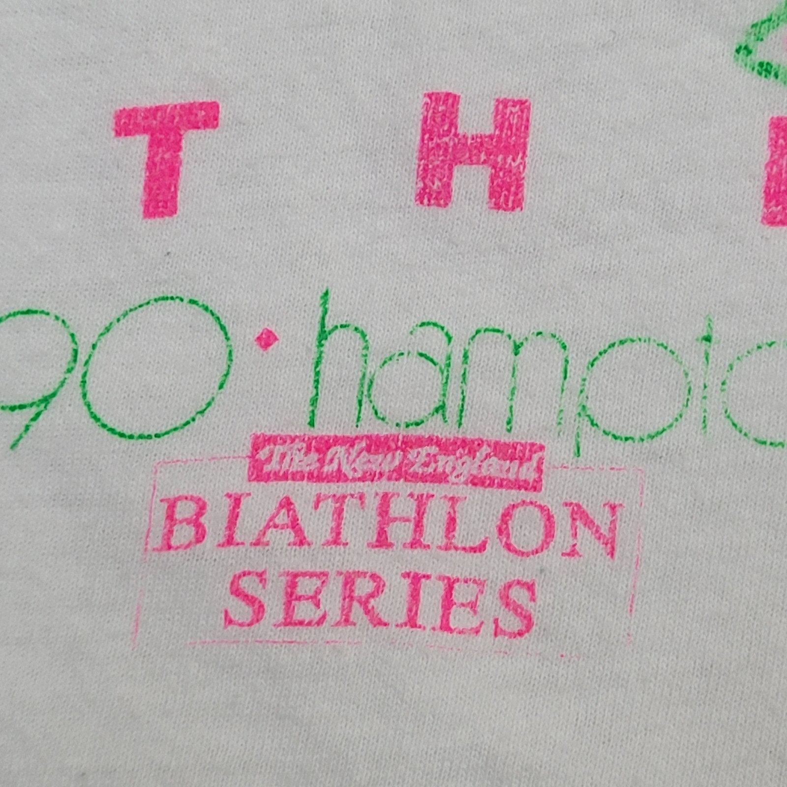 Vintage VTG 90s Hampton Beach Bike Run Marathon Shirt XS/S 18x23 Size US S / EU 44-46 / 1 - 6 Thumbnail