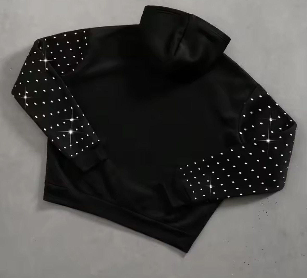 Other Fashion Punk Y2K Grunge Star Embroidered Sequins Hoodies Size US L / EU 52-54 / 3 - 3 Thumbnail