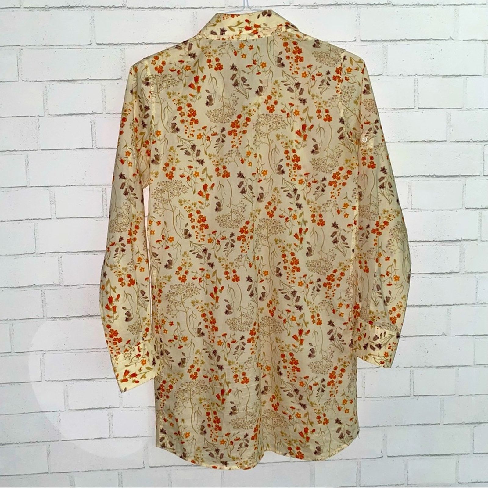 Grifoni Mauro Grifoni Italy $480 Floral Cotton Shirt Dress 4-6 Size S / US 4 / IT 40 - 11 Thumbnail