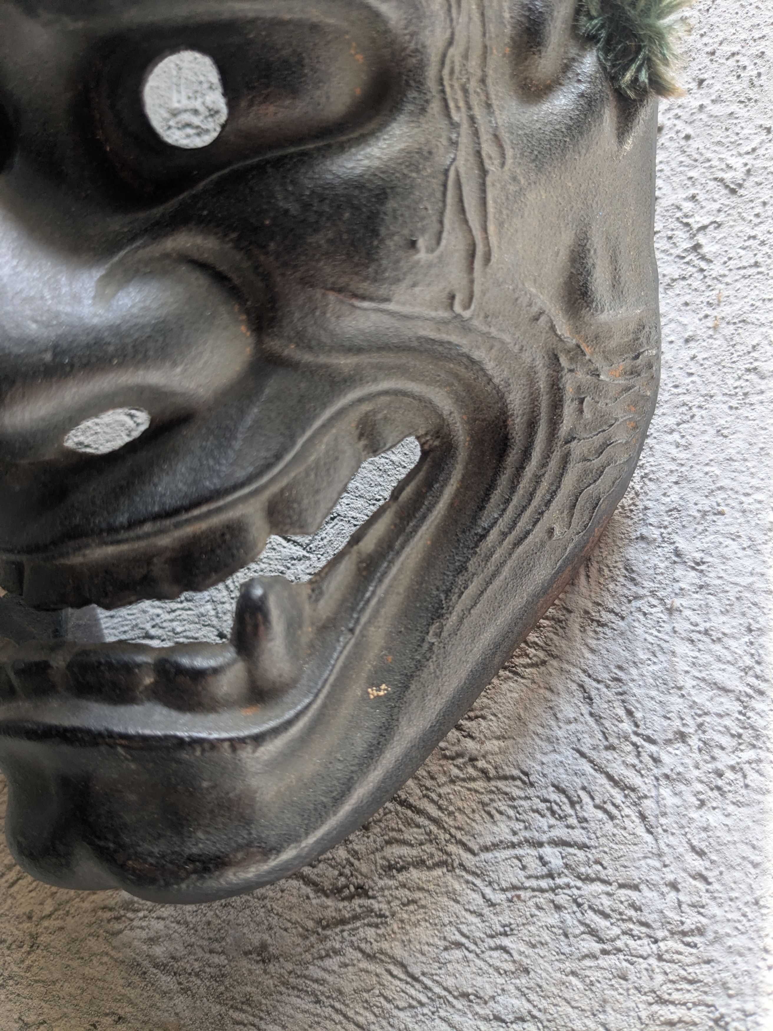 Vintage hanya oni mask antique made in Japan large adult size Size ONE SIZE - 6 Thumbnail