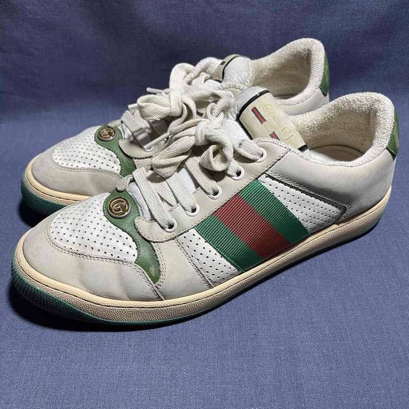 Gucci Gucci Screener Fashion Sneakers for Men 0079 Size US 8 / EU 41 - 1 Thumbnail