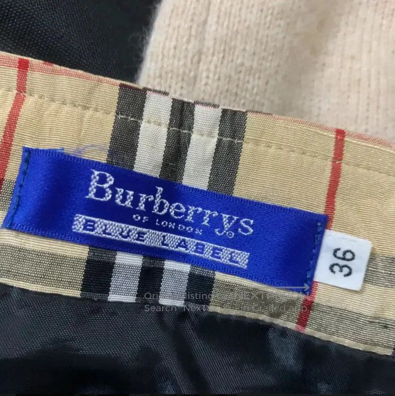 Burberry Balenciaga's latest white leather stylish low. Size 23" - 3 Thumbnail