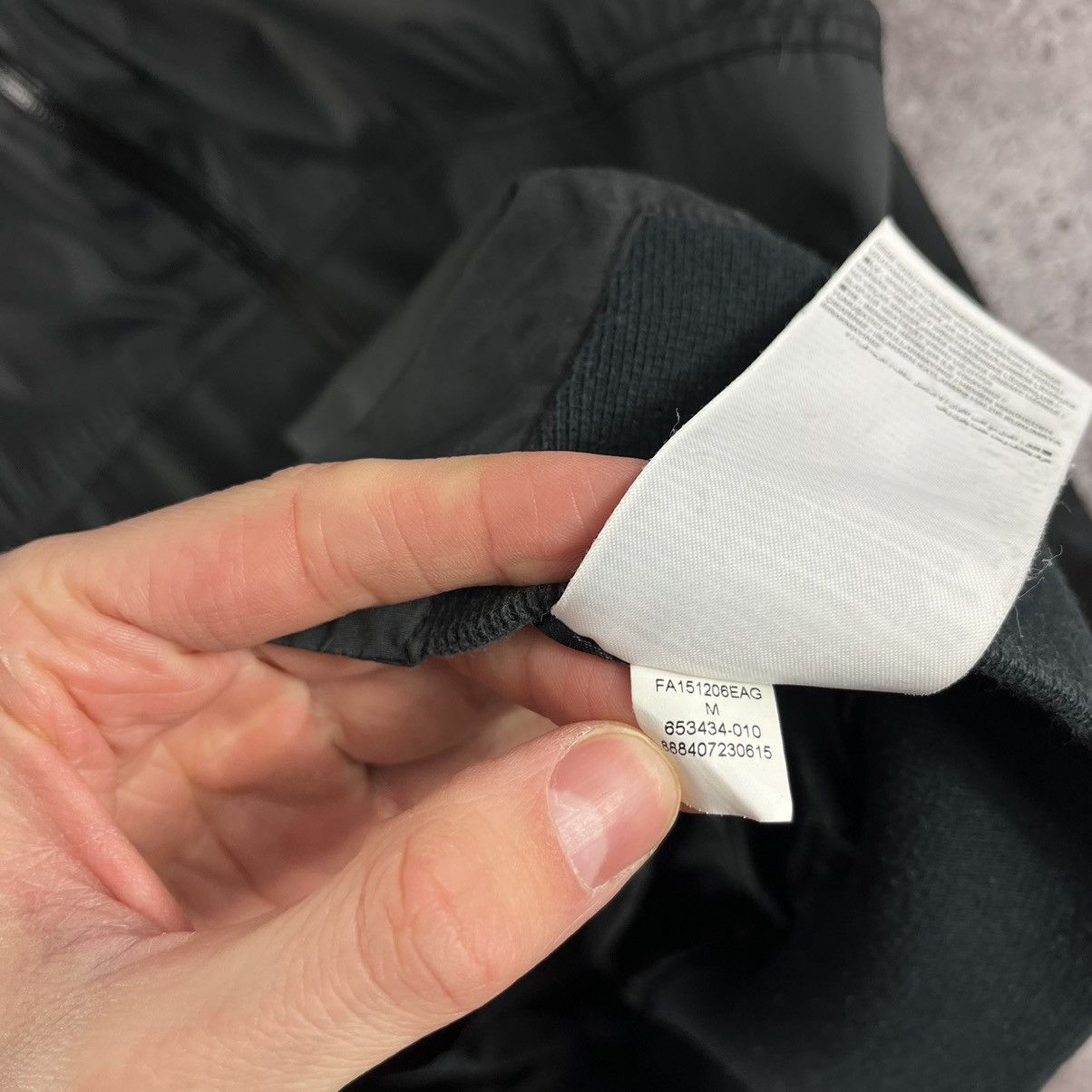 Jordan Brand Jordan Nylon Bomber Jacket Full Zip Y2K Drill Black Size M Size US M / EU 48-50 / 2 - 12 Thumbnail