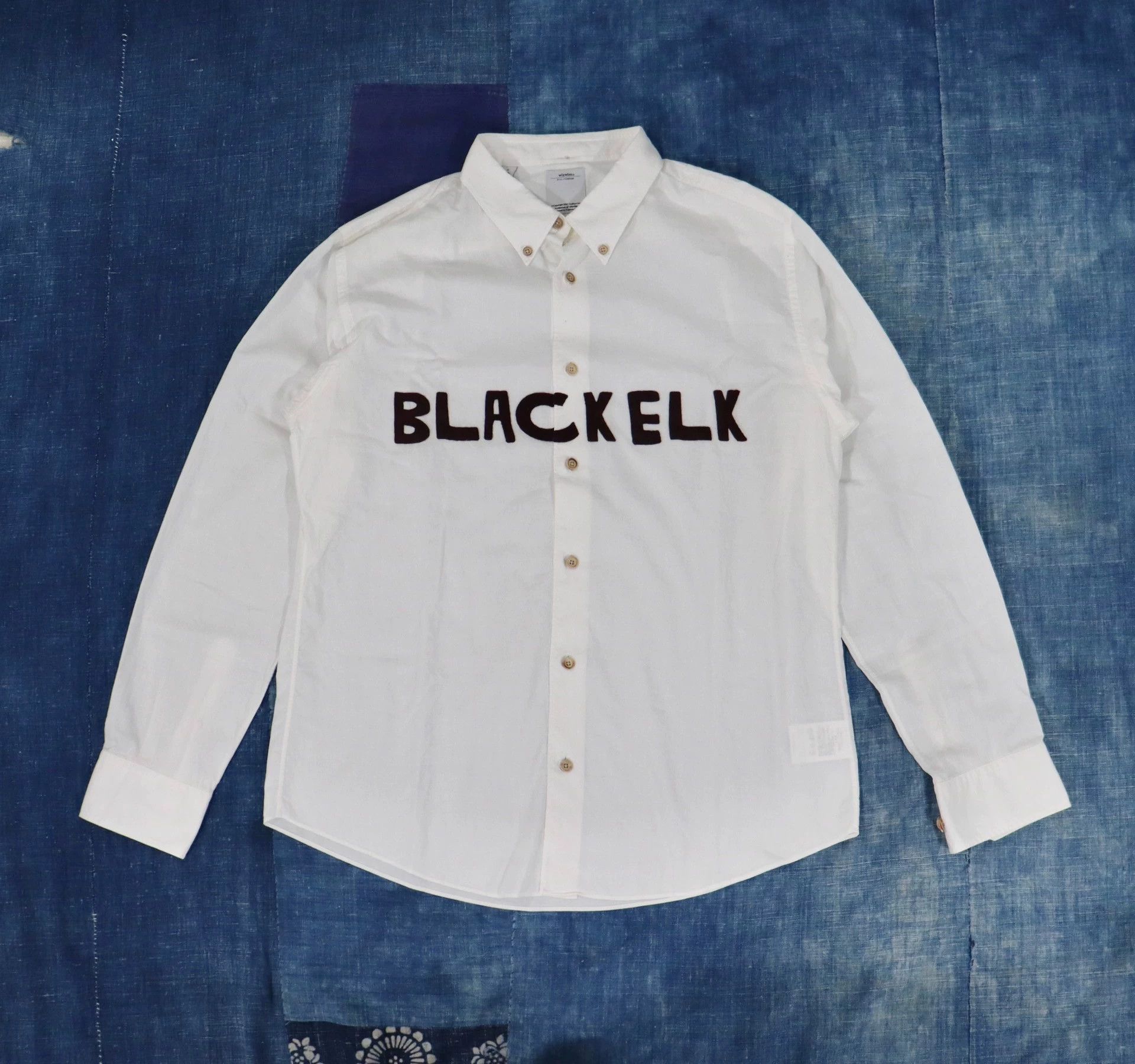 Visvim VISVIM ICT BLACK ELK FLANNEL SHIRT L/S KOFU | Grailed