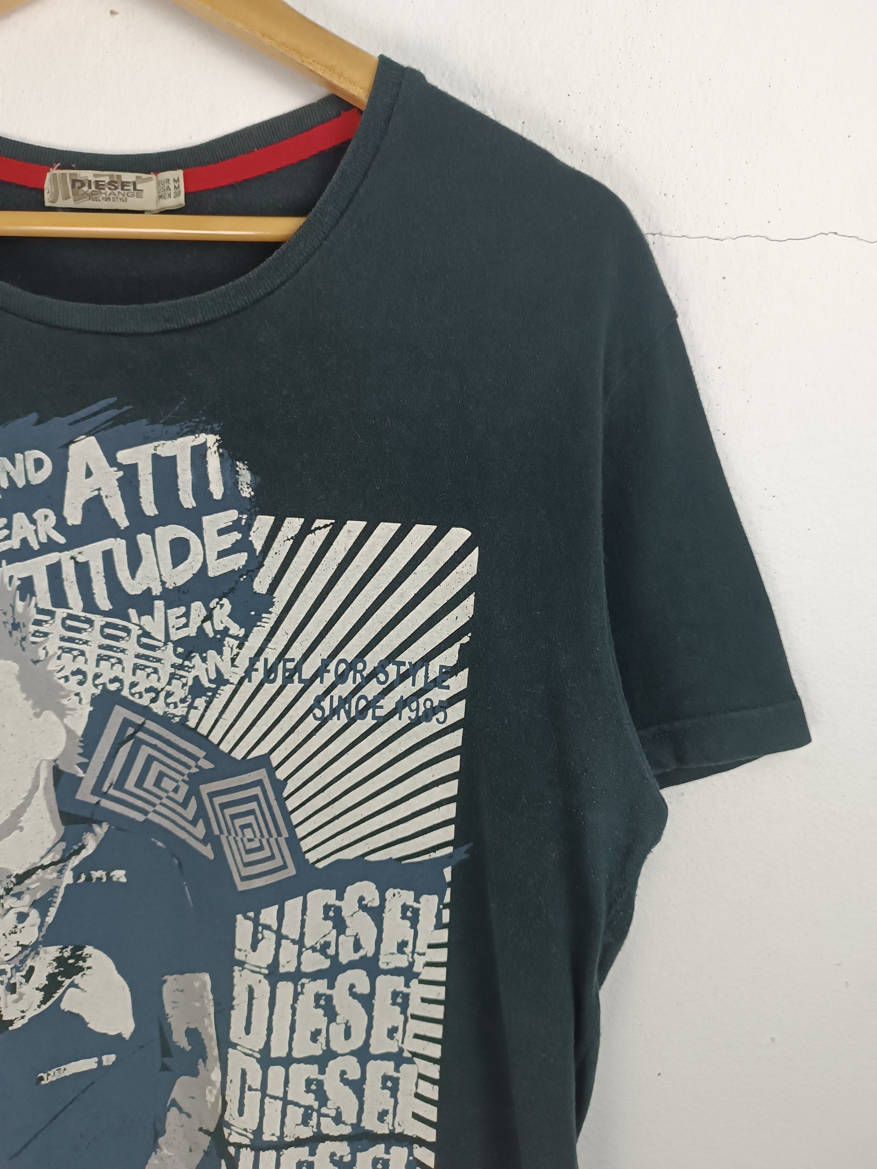 Diesel VINTAGE Y2K DIESEL JEANS PUNK STYLE TEE ECKO JNCO KANI Size US M / EU 48-50 / 2 - 6 Thumbnail