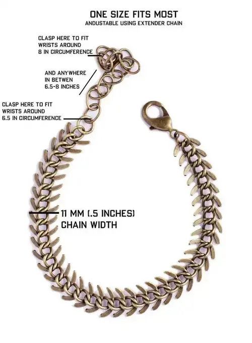 Jewelry × Vintage Fish Bone Thorn Men Bracelet Size ONE SIZE - 3 Thumbnail