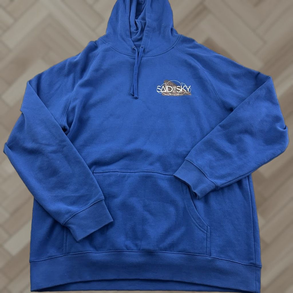 Vintage Said The Sky Red Rocks Hoodie Pullover Sweatshirt Men XXL Blue Size US XXL / EU 58 / 5 - 1 Thumbnail
