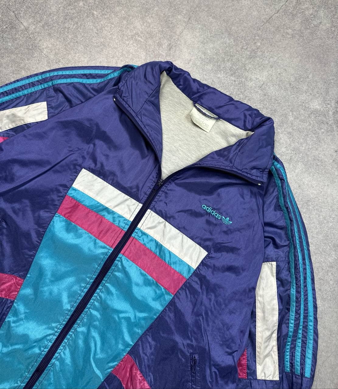 Adidas Vintage Adidas Track Jacket, Size M – Classic 90s Sportswear Size US M / EU 48-50 / 2 - 2 Thumbnail
