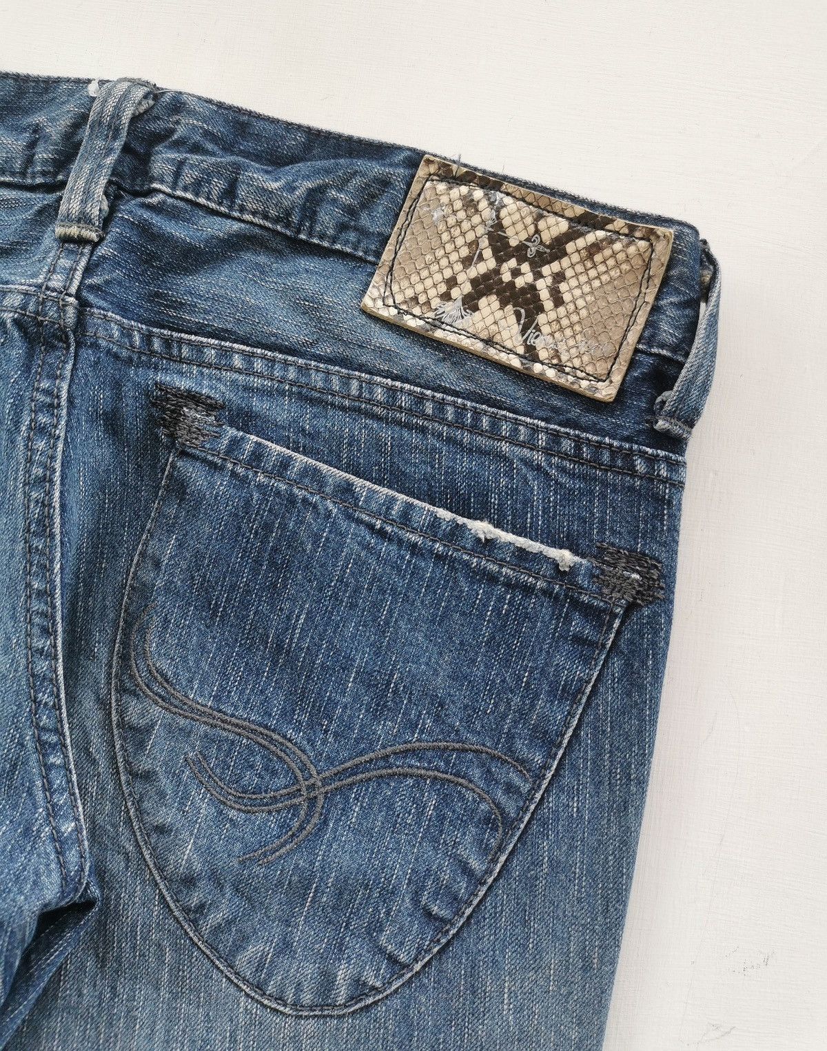 Edwin Edwin Distressed Denim Jeans 30/33.5 Size 30" / US 8 / IT 44 - 9 Thumbnail