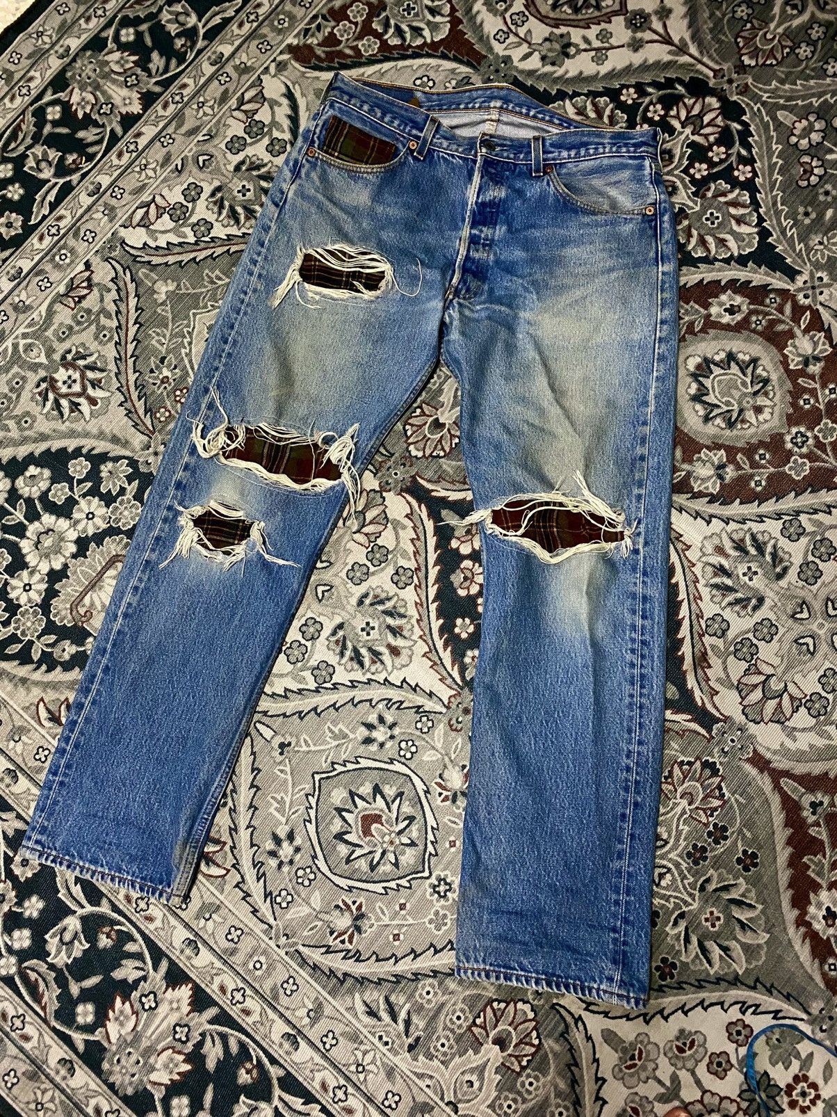 Levi's Sifuri x Vintage Levi's 501xx Size US 35 - 2 Thumbnail