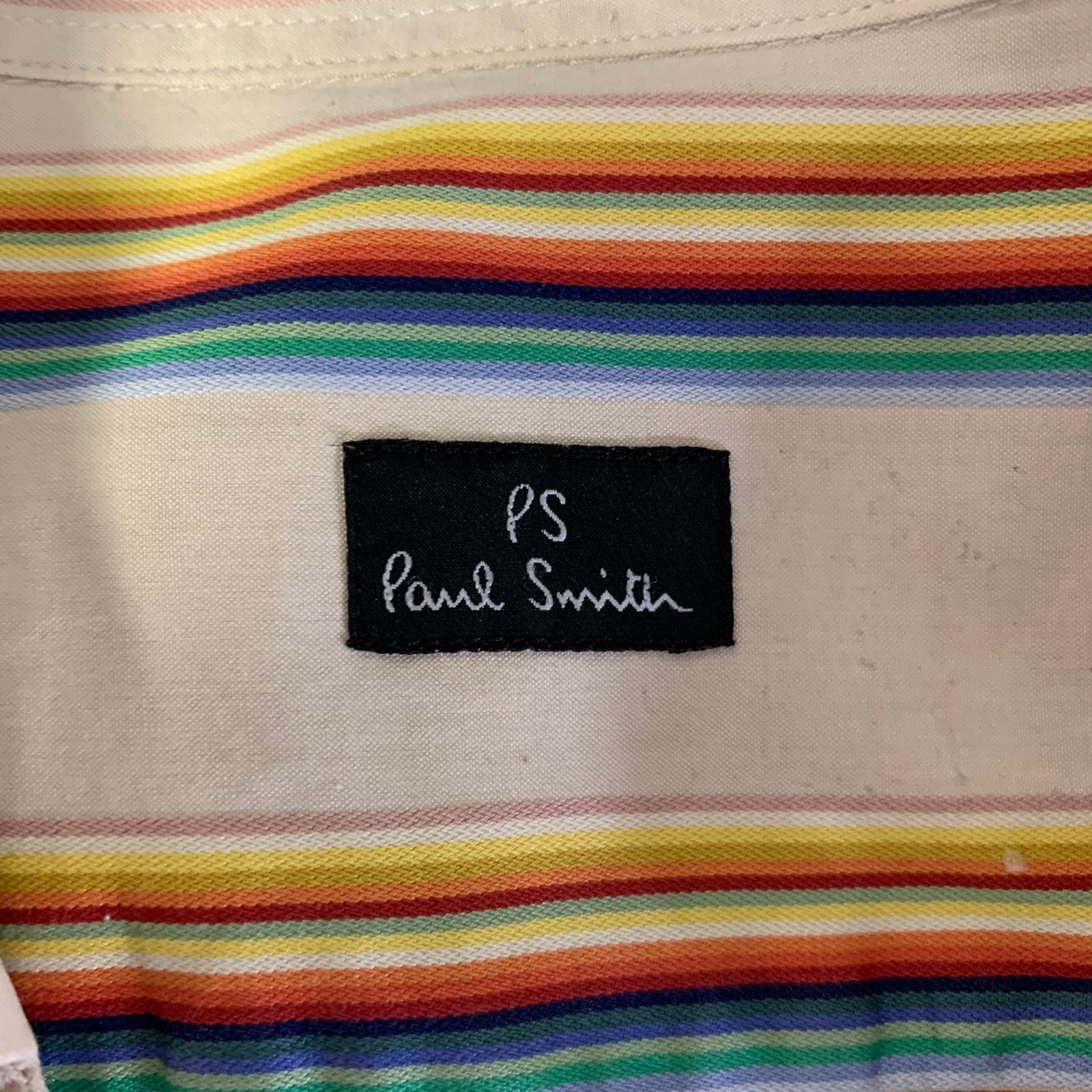 Paul Smith PAUL SMITH L Mixed Pattern Cotton Long Sleeve Shirt Size US L / EU 52-54 / 3 - 6 Thumbnail