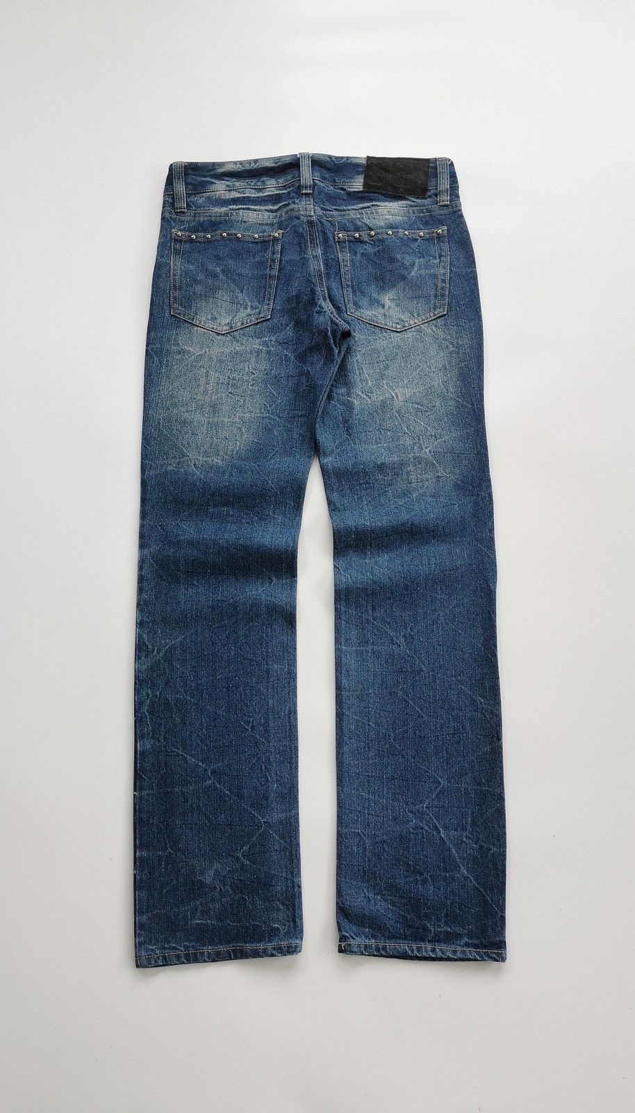 Japanese Brand The Vintage Standard Studded Distressed Jeans ERD Grunge Size US 32 / EU 48 - 6 Thumbnail