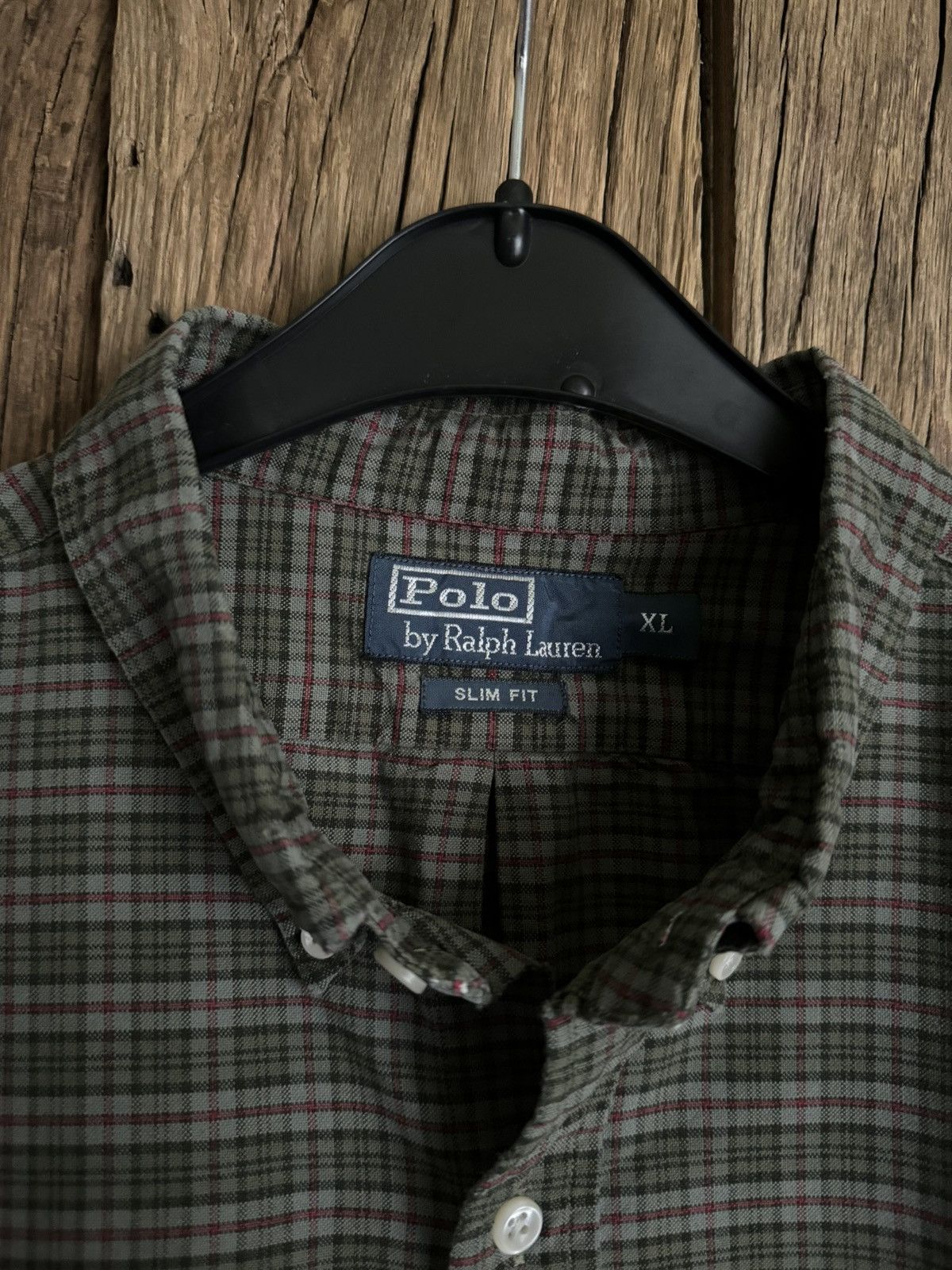 Polo Ralph Lauren × Ralph Lauren × Vintage Vintage 90s Polo Ralph Lauren Flannel Buttons Shirt Size US L / EU 52-54 / 3 - 4 Thumbnail
