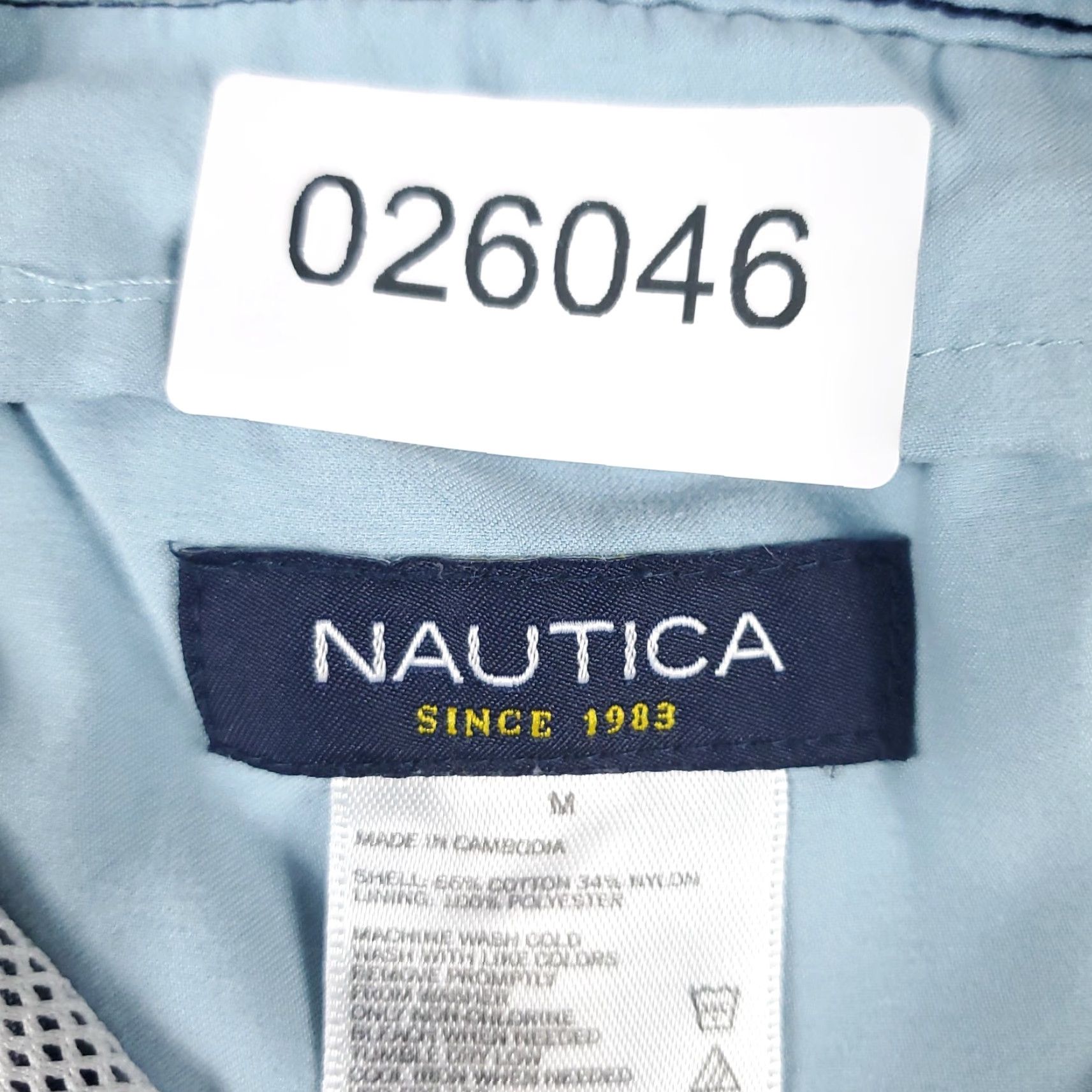 Nautica Nautica Swink Trunks Mens Medium Blue Plaid Tropical Surf Beach Board Shorts Size US 31 - 7 Thumbnail