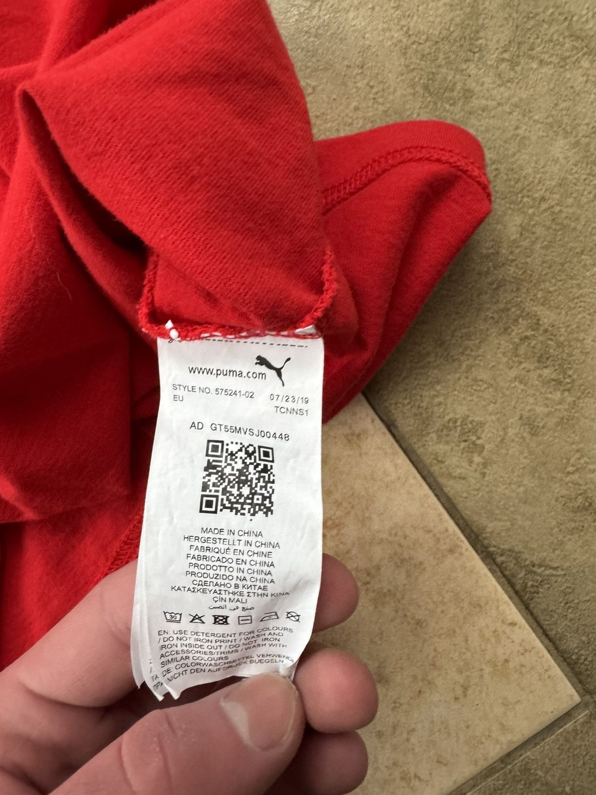 Ferrari × Puma Vintage T-shirt puma x Ferrari Size US XL / EU 56 / 4 - 6 Thumbnail