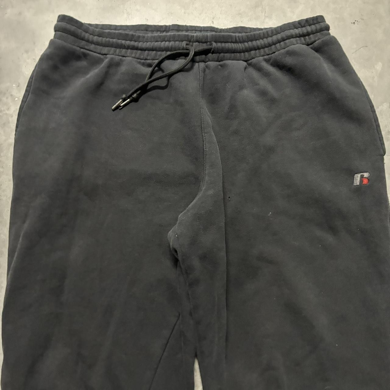 Russell Athletic × Vintage Crazy Vintage Y2K/2000s Black Russell Athletic Drill Essential Joggers! Size US 32 / EU 48 - 3 Thumbnail