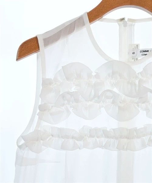 Comme des Garcons Comme Des Garcons White Sleeveless Shirt Size S / US 4 / IT 40 - 3 Thumbnail