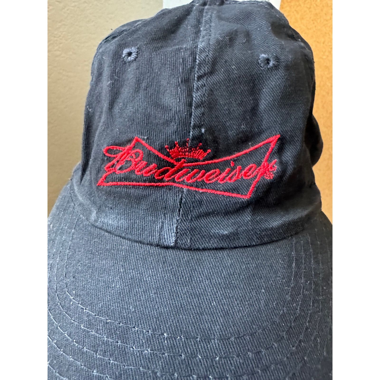 Budweiser Budweiser Black Lightweight Cotton Cap Size ONE SIZE - 2 Thumbnail