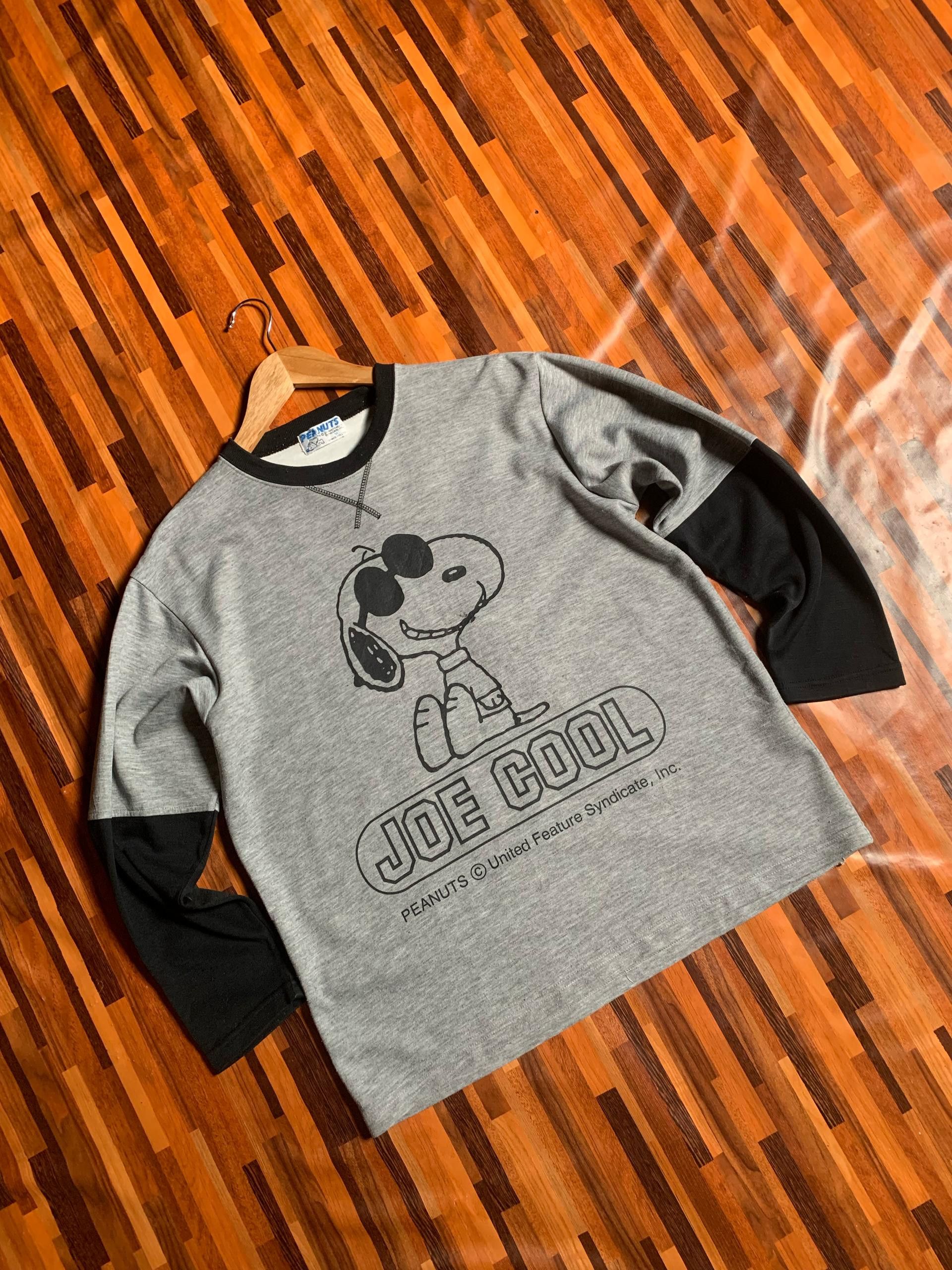Vintage JOE COOL SNOOPY double LONG SLEEVE Size US L / EU 52-54 / 3 - 1 Thumbnail