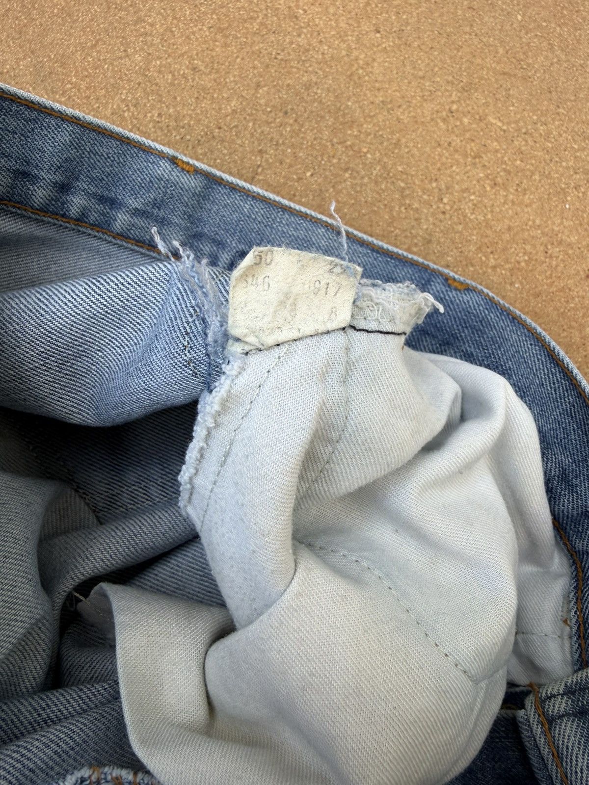 Levi's Vtg 70’s Levi’s 646 Orange Tab Bellbottom Flare Jeans 31x31 Size US 31 - 6 Thumbnail