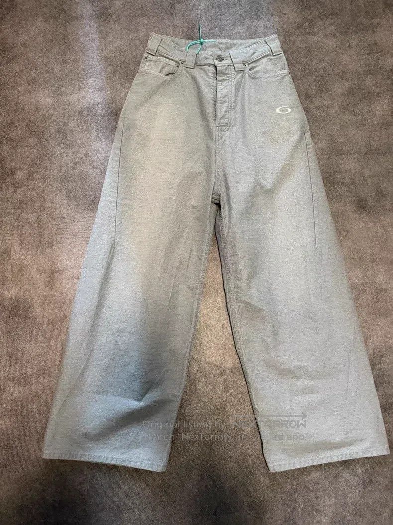 Balenciaga size XS Grey Loops Denim Sport Pants