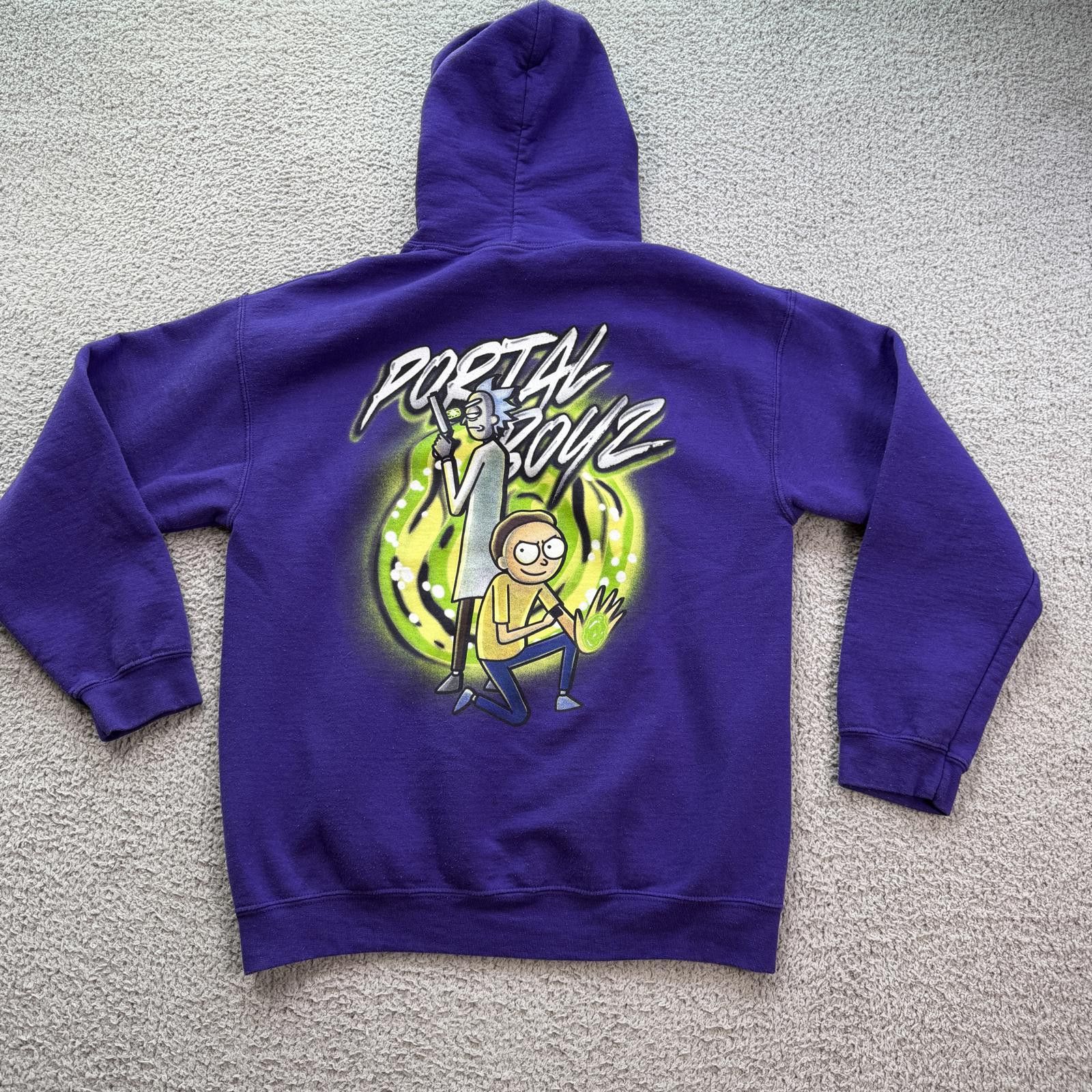 Other Rick and Morty Portal Boyz Hoodie Adult Swim Sweatshirt Size US L / EU 52-54 / 3 - 2 Thumbnail